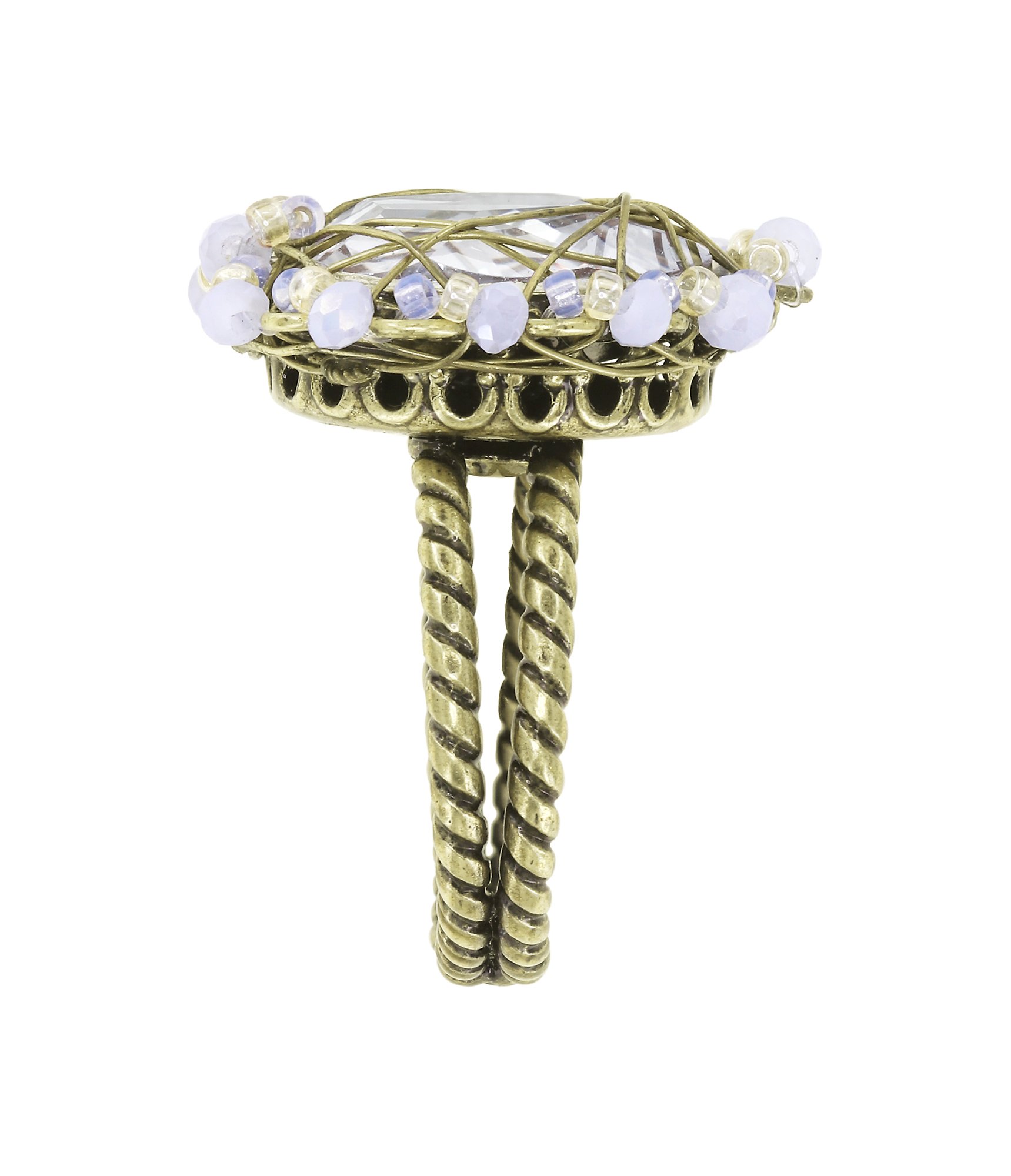 image for Ring Heart Beat White  