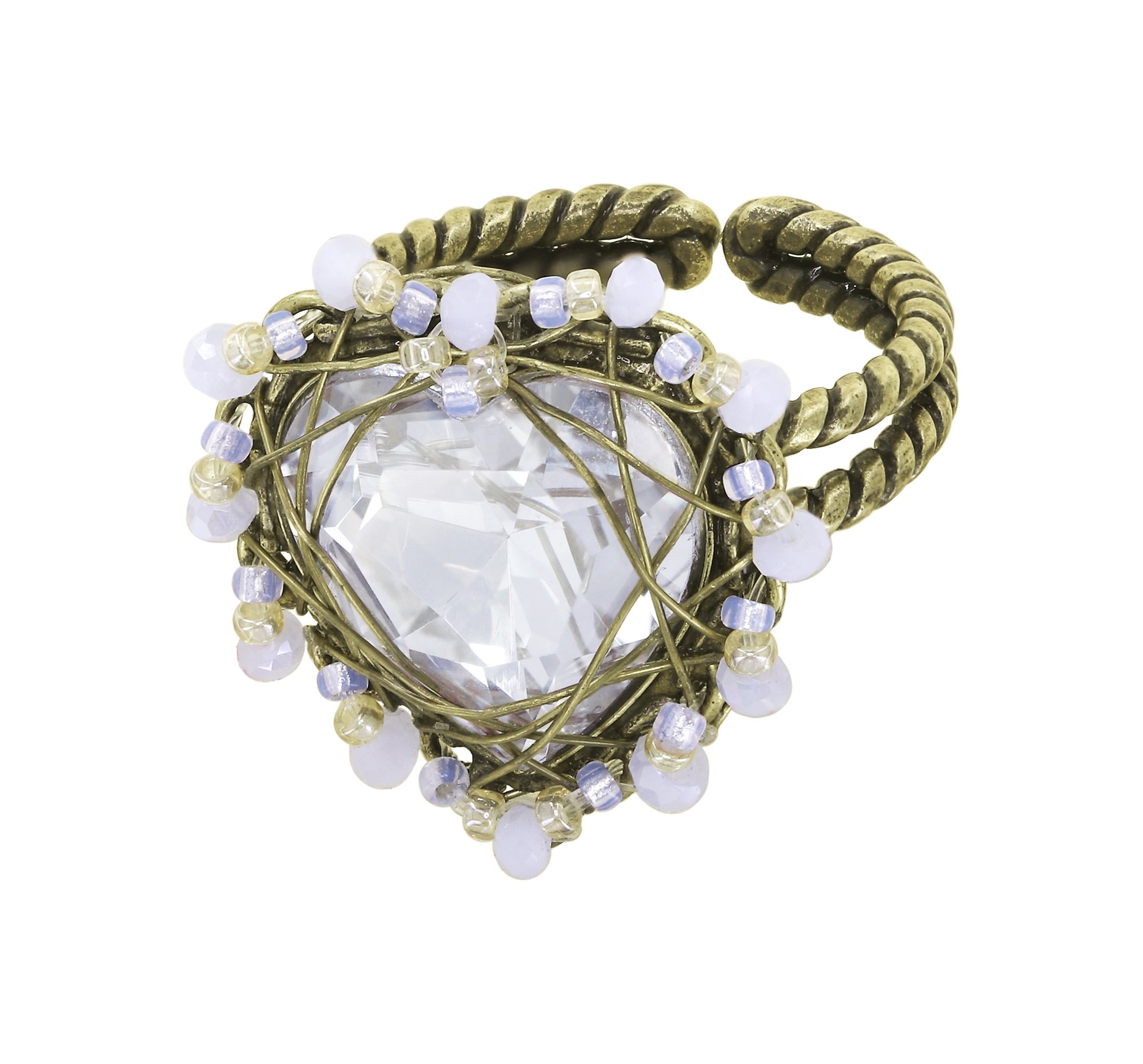 Bild für Ring Heart Beat Weiß  