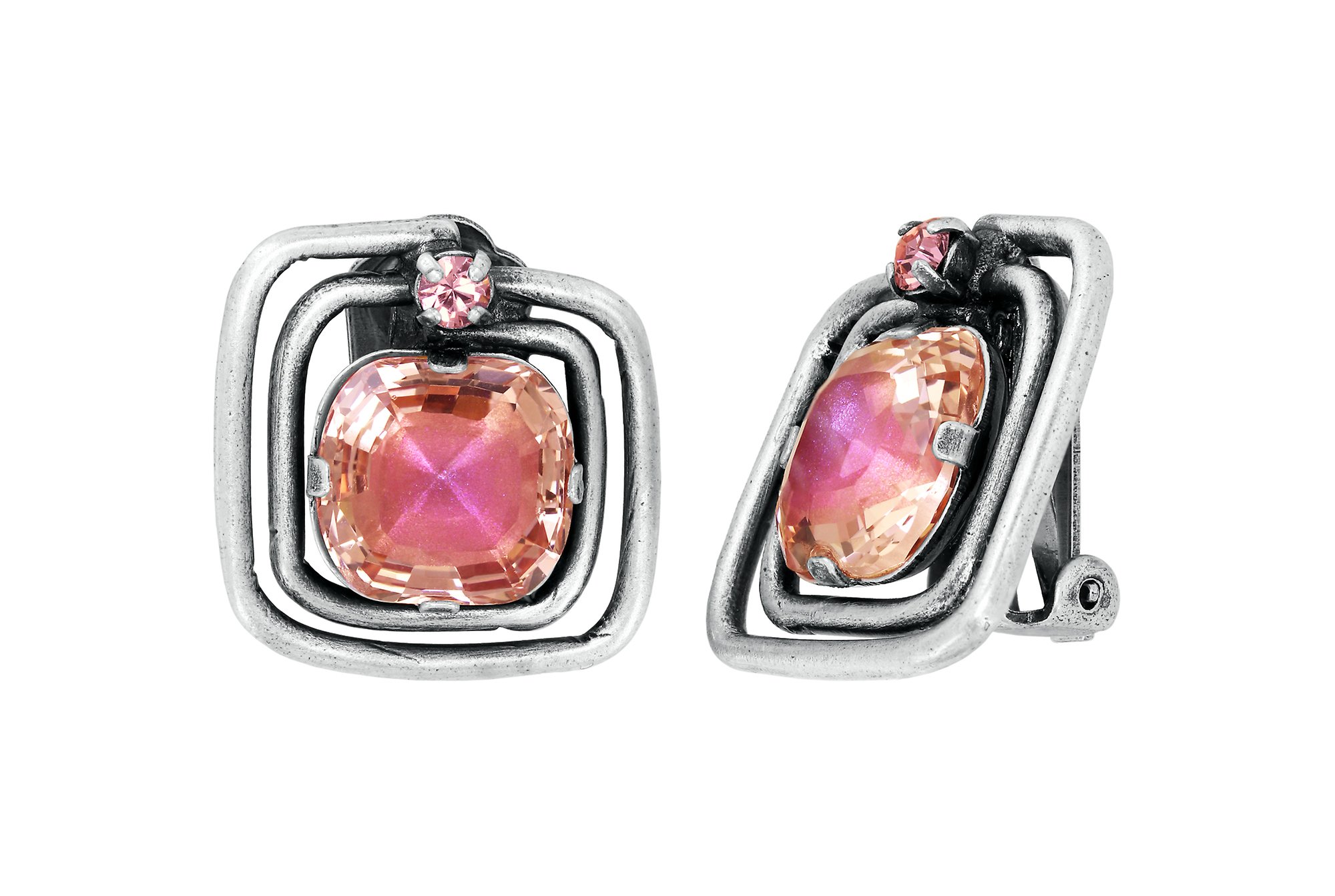 image pour Boucles d'oreilles Clip To The Max Rose  size S