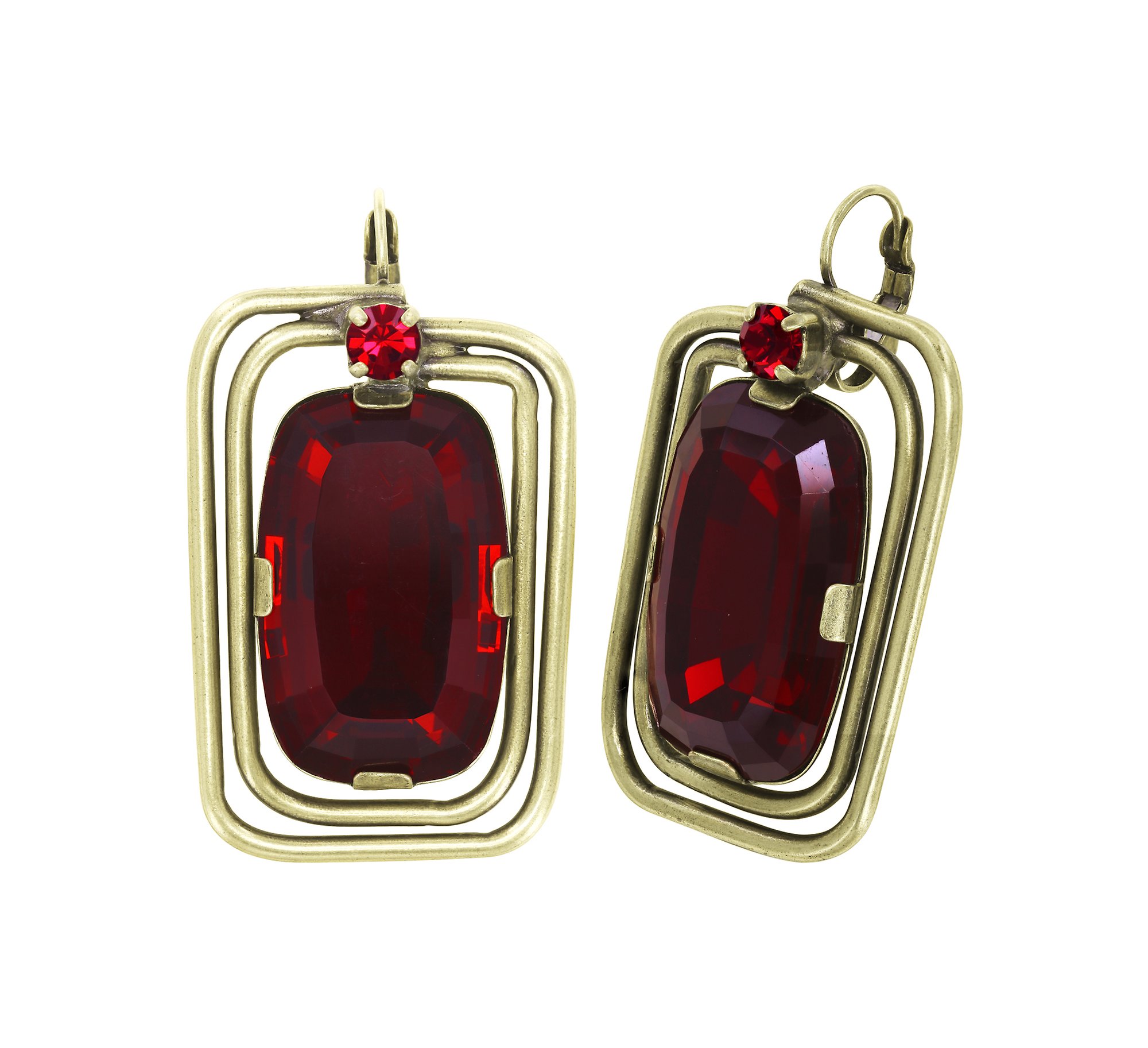 image pour Boucles d'oreilles Eurowire To The Max Rouge  size L