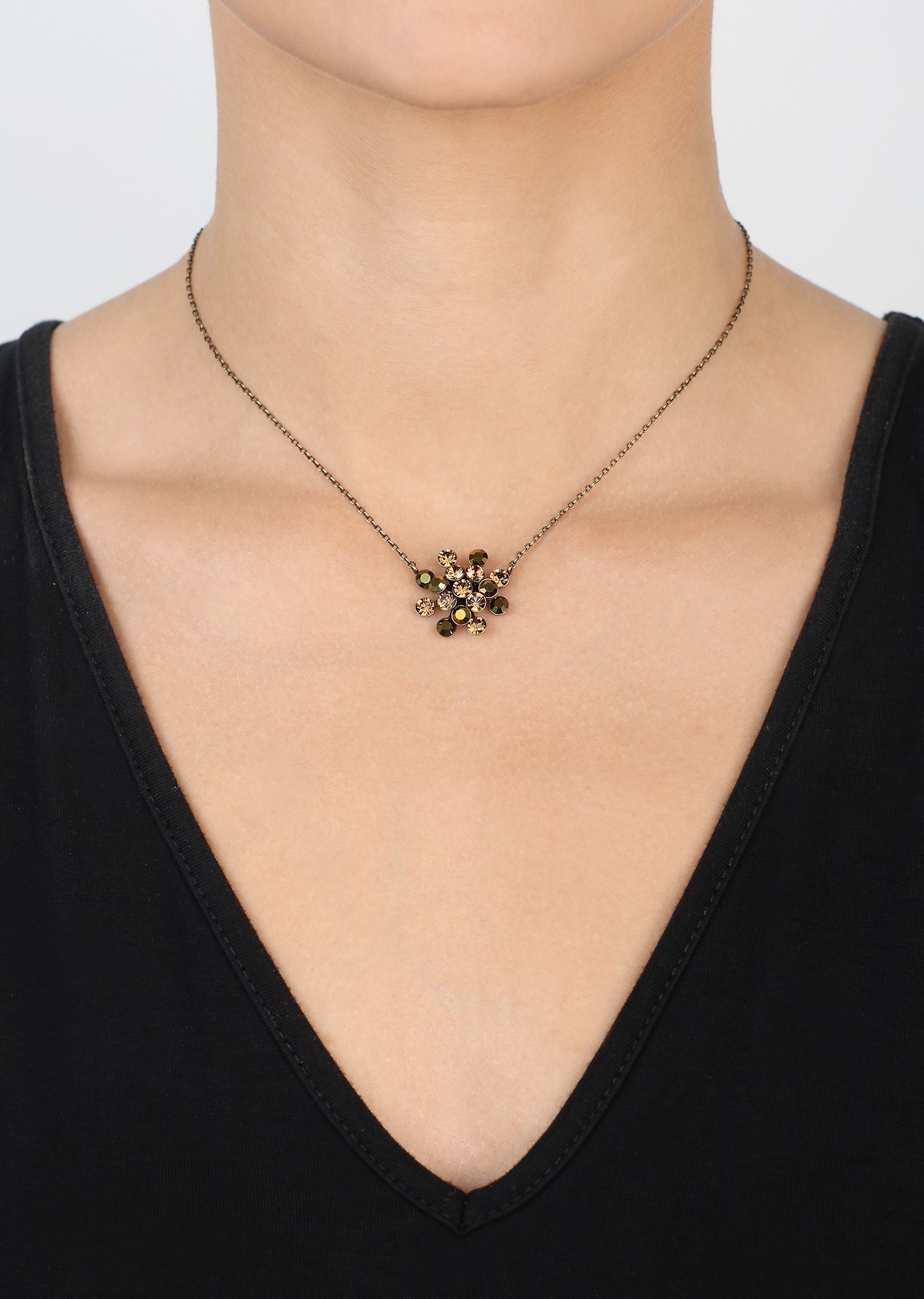 image pour Collier pendant Magic Fireball Marron  Classic Size (21mm Ø)