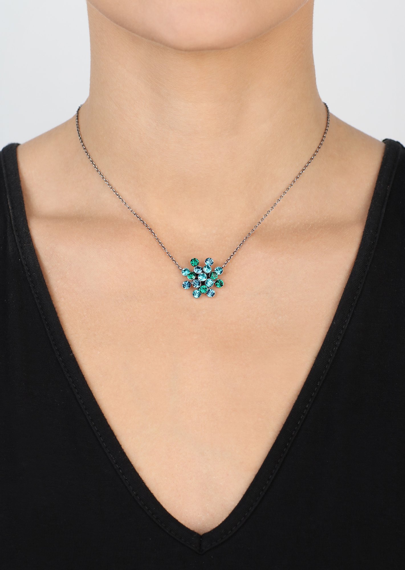 image for Necklace Pendant Magic Fireball Blue / Green  Classic Size (21mm Ø)