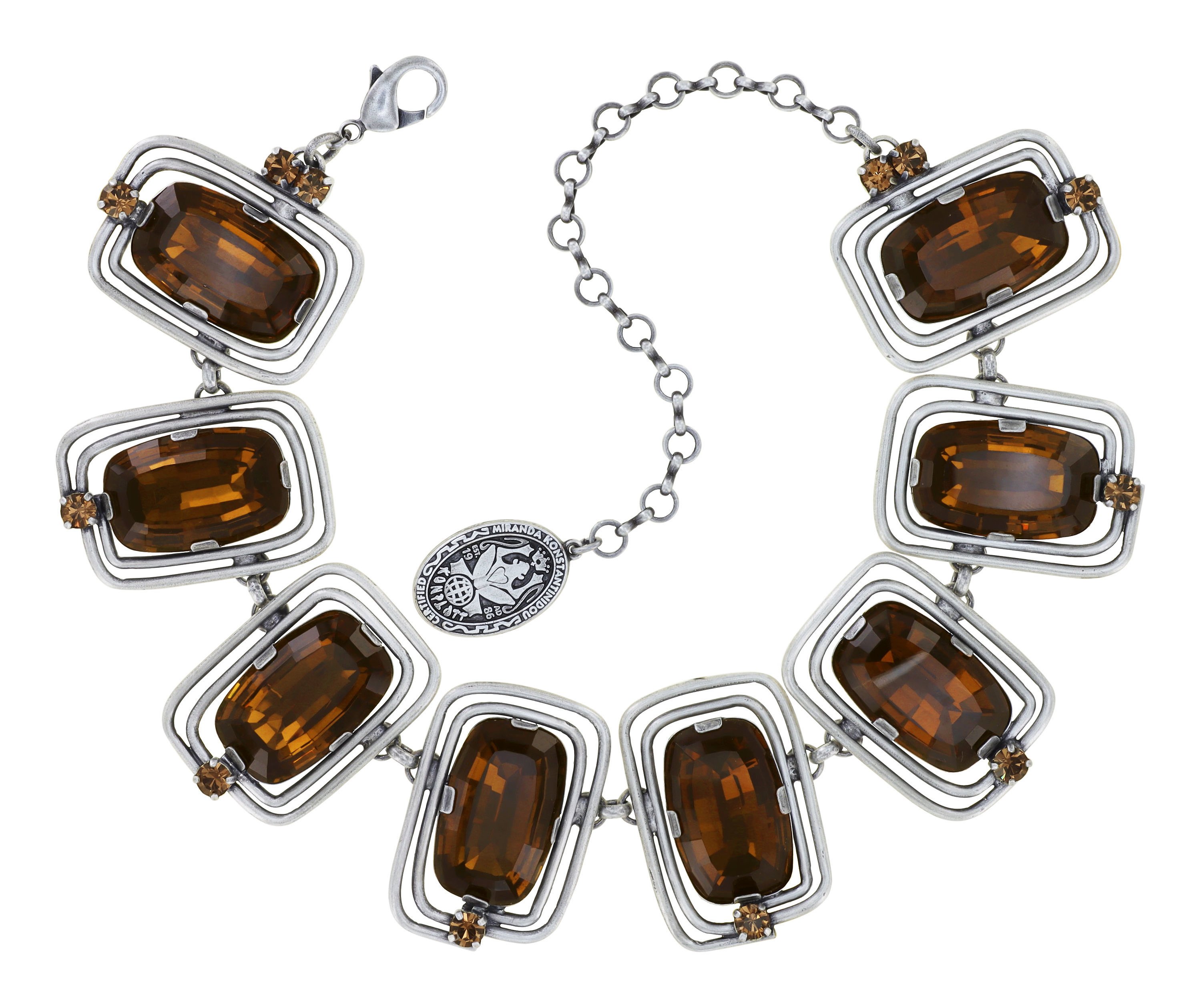 image for Necklace Choker-Collier To The Max Brown  size L