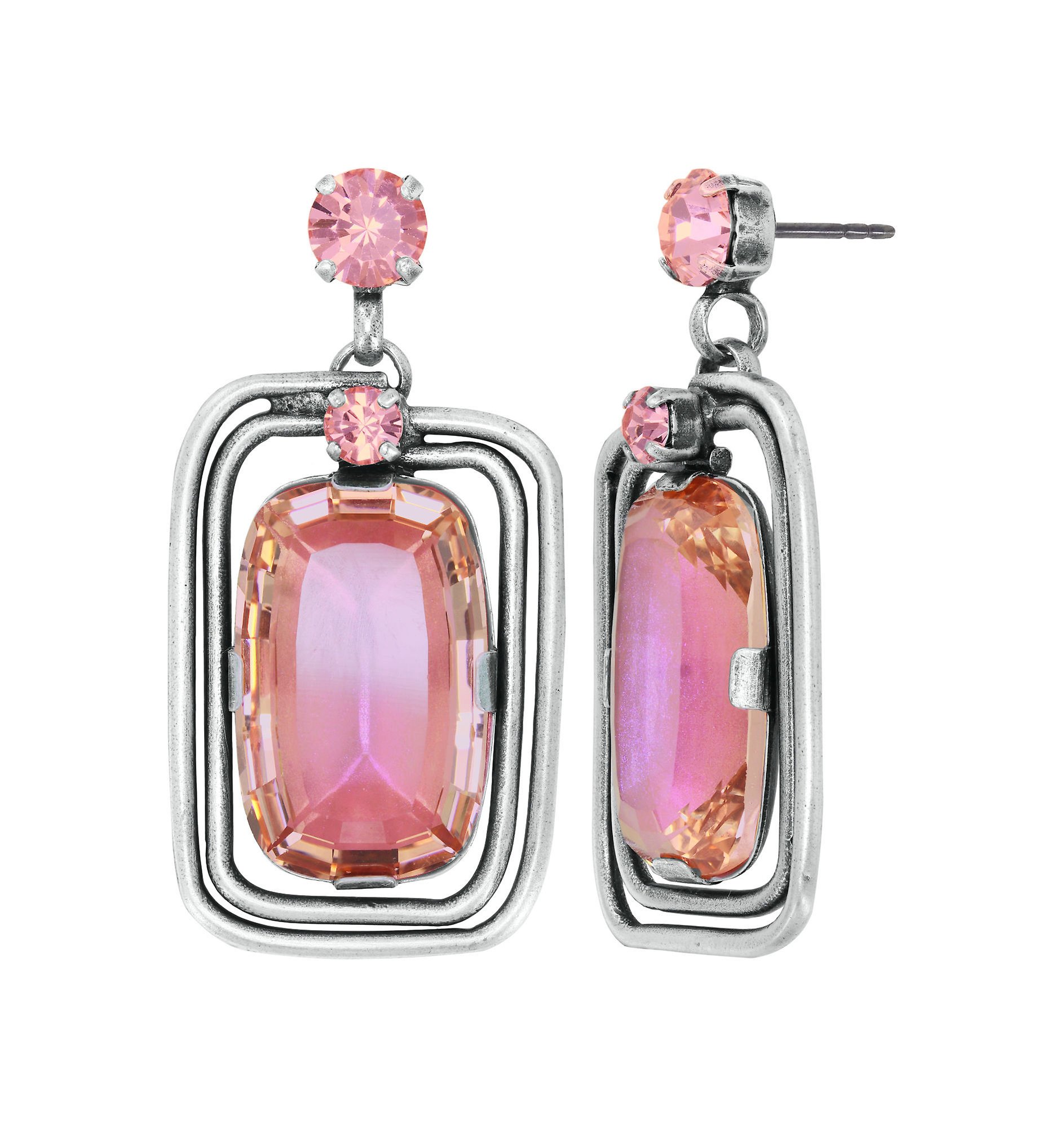 image pour Clou d'oreille pendant To The Max Rose  size L