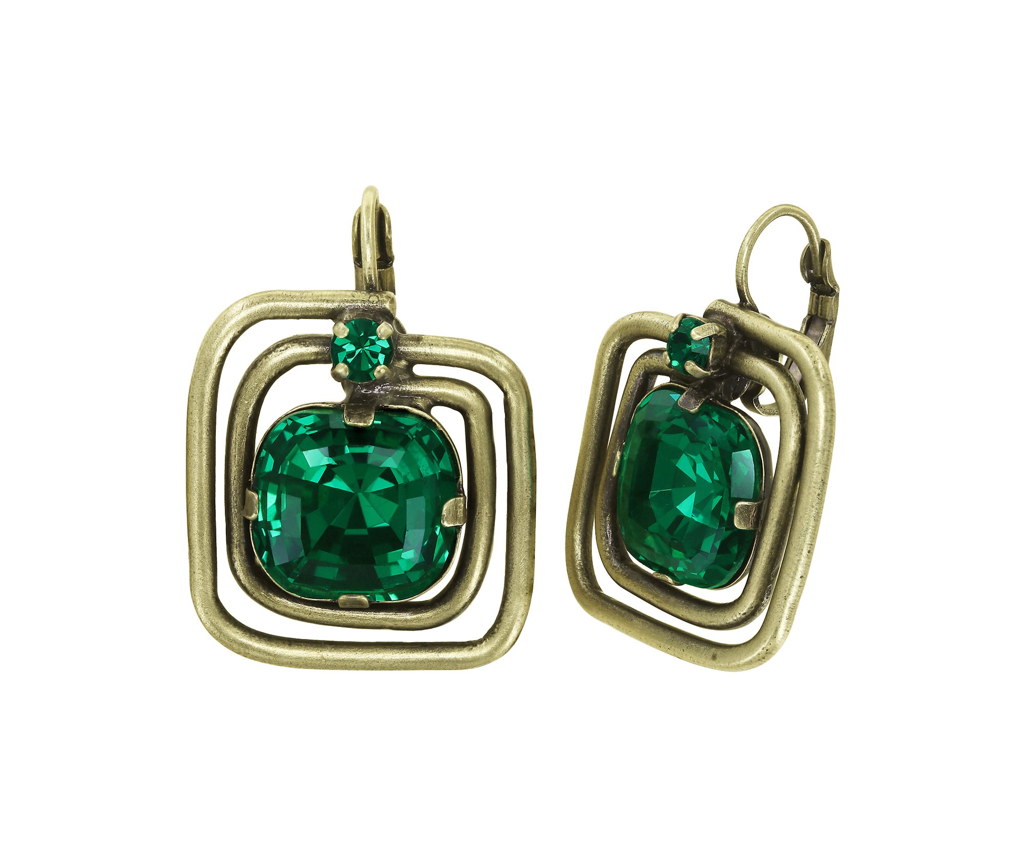 image for Earring Eurowire To The Max Green  size S