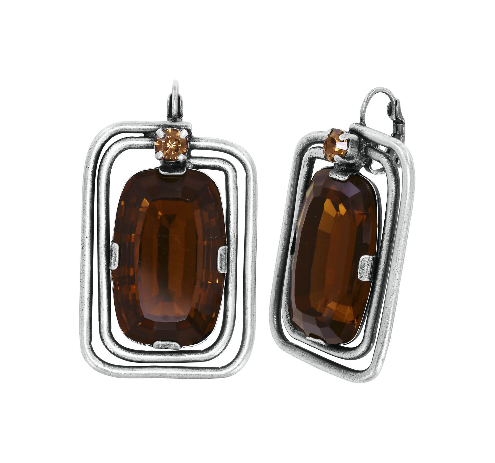 image for Earring Eurowire To The Max Brown  size L