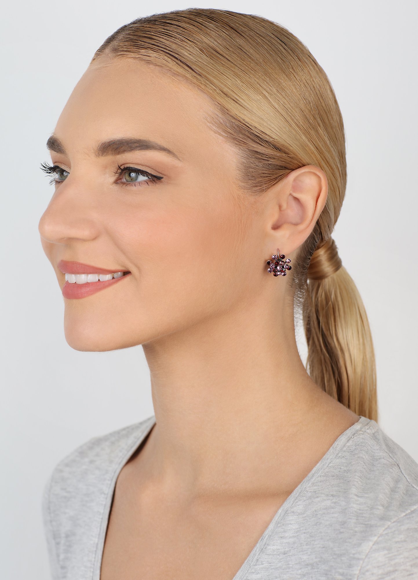 image for Earring eurowire Magic Fireball Dark Lila  mini