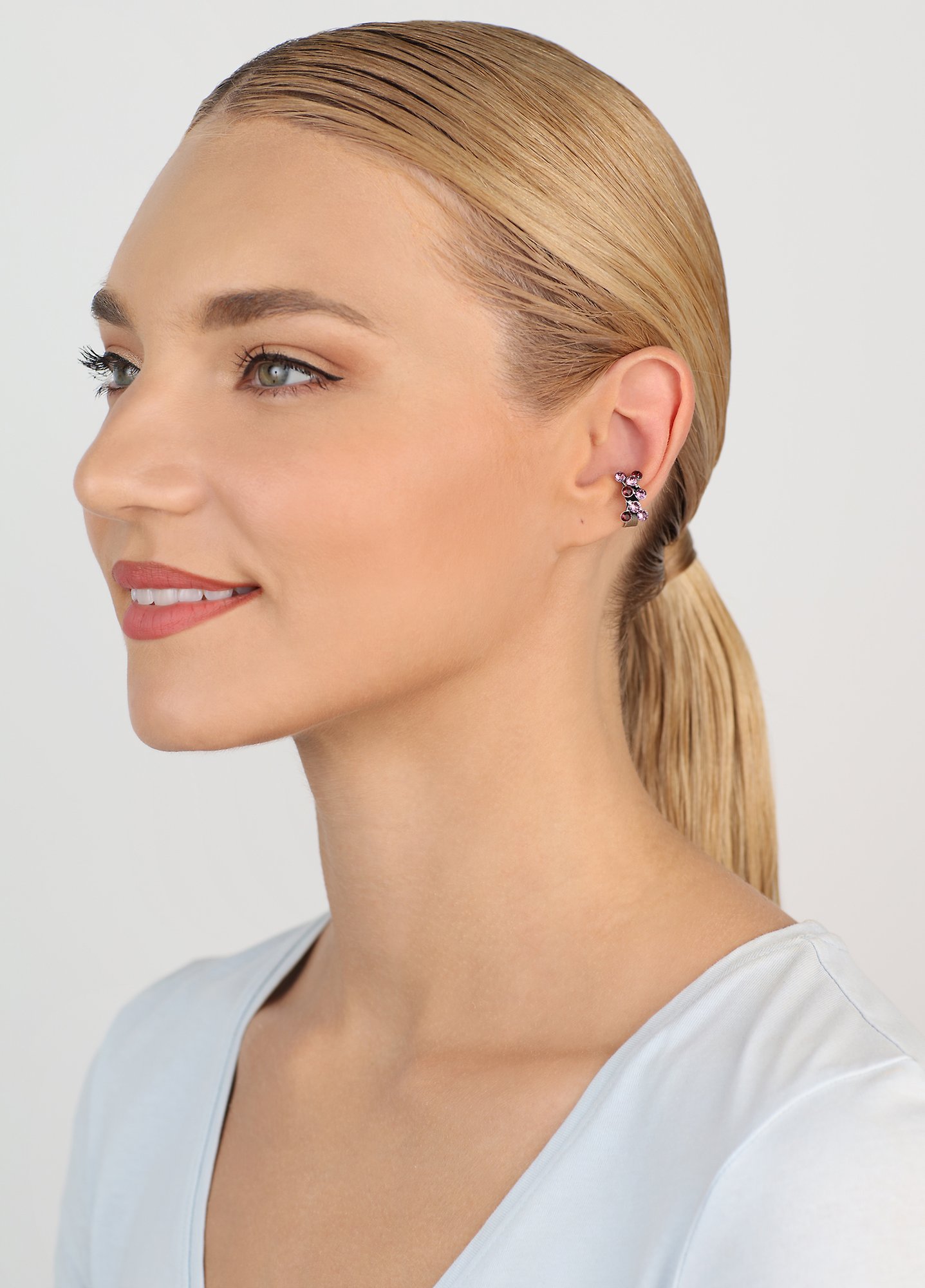 image for Ear Cuff Magic Fireball Dark Lila  mini