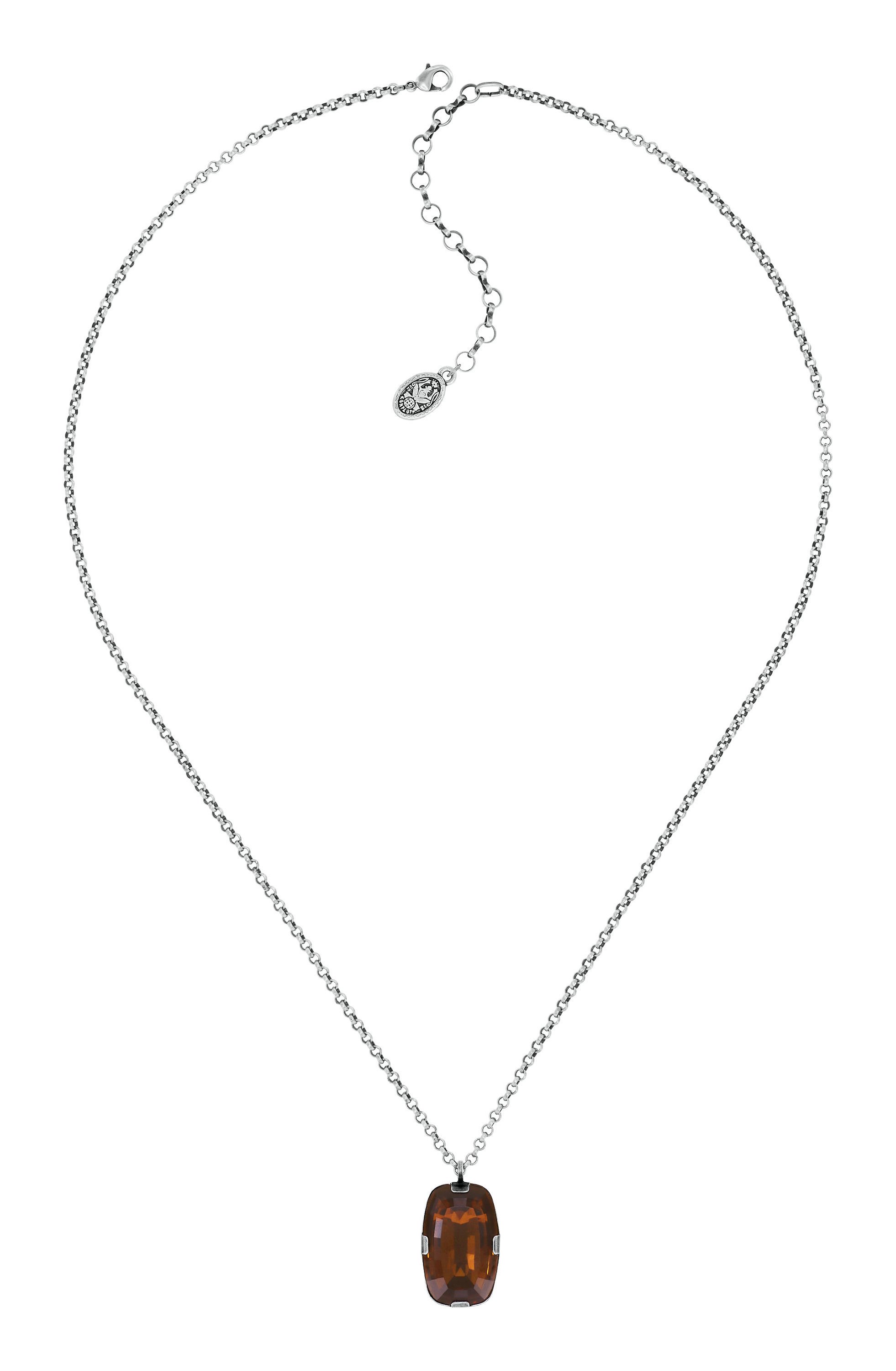 image for Necklace pendant (long) To The Max Brown  size L