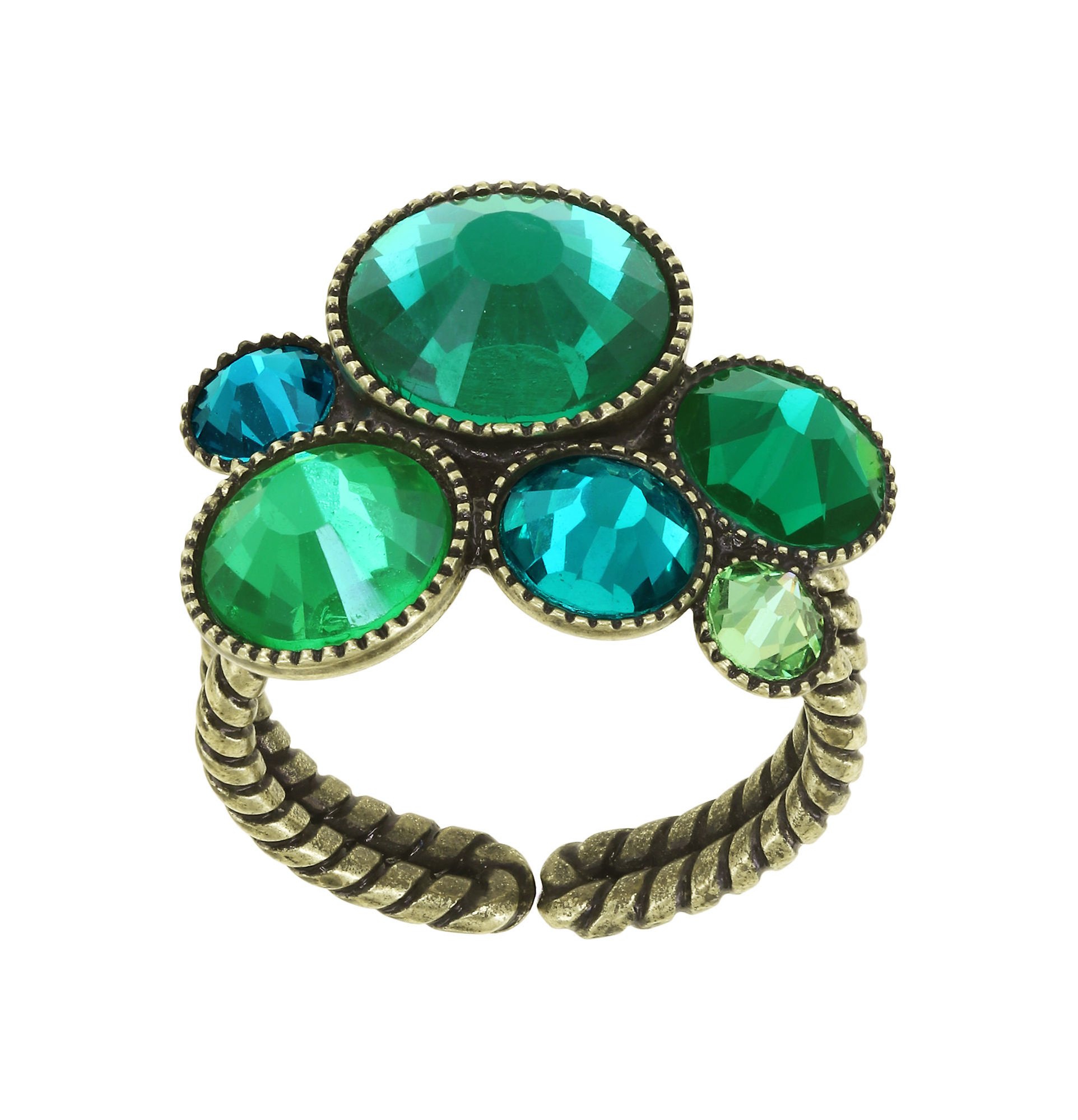 Collier Chaîne 'Spring Waterfalls' De Konplott - Couleur Bleu, Neuf Avec Étiquettes