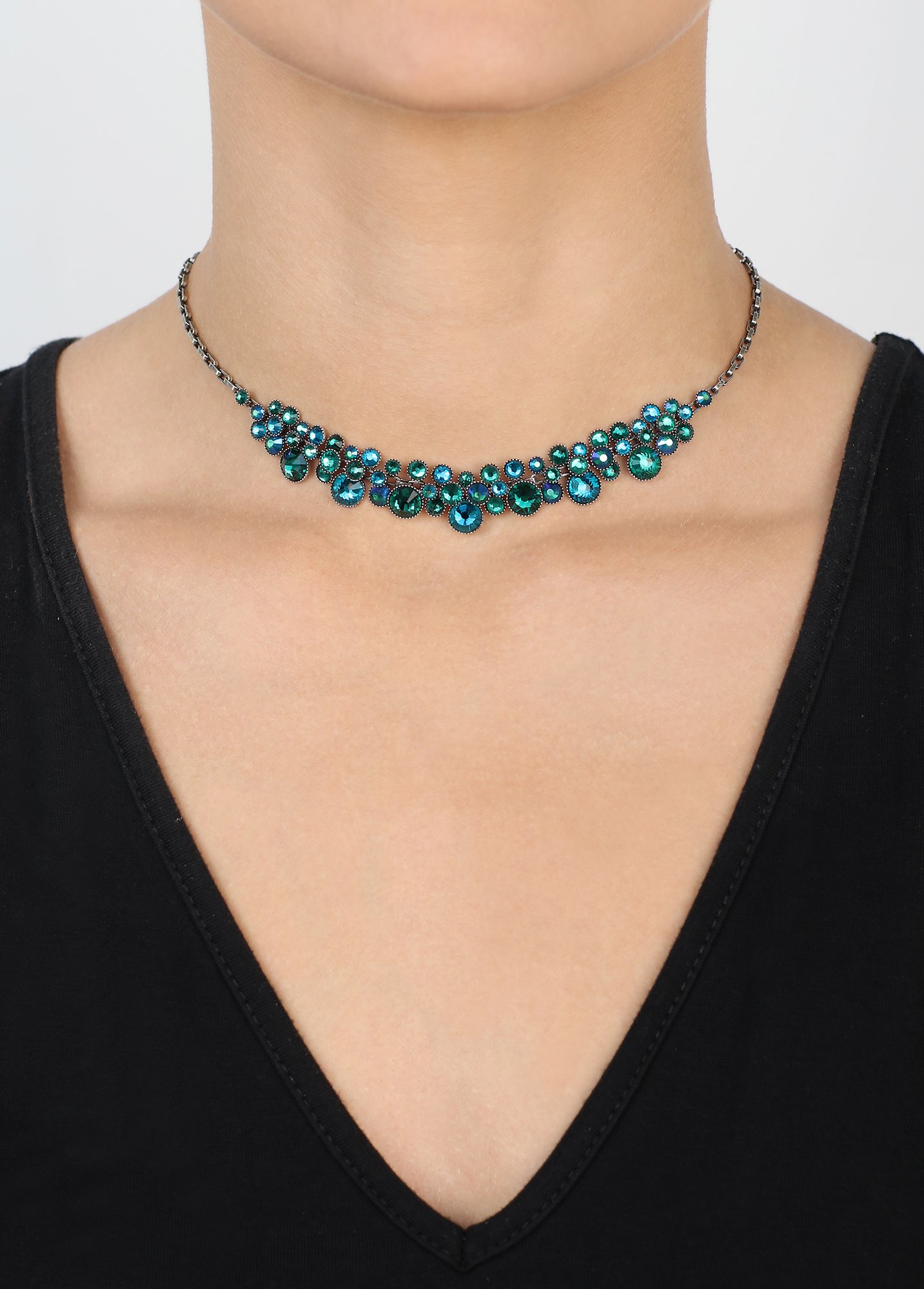 image for Necklace Water Cascade Green  