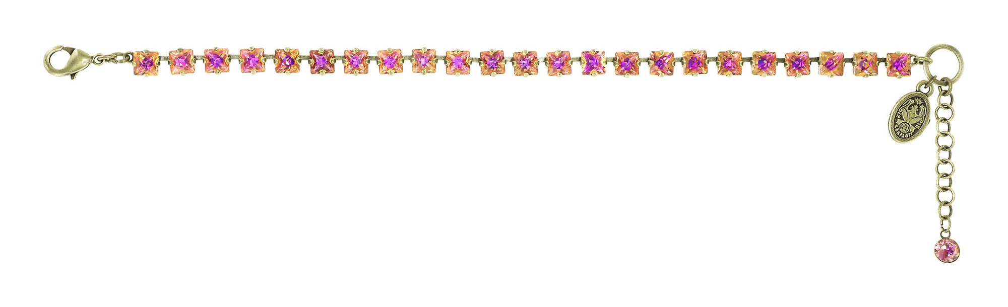 image for Anklet Punk Classics Orange / Lila violet blue size S