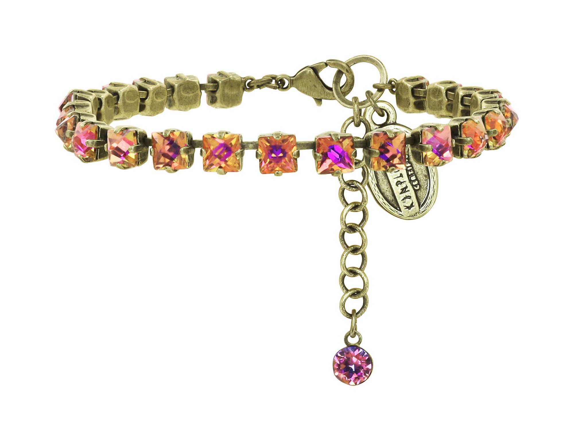 image for Anklet Punk Classics Orange / Lila violet blue size S