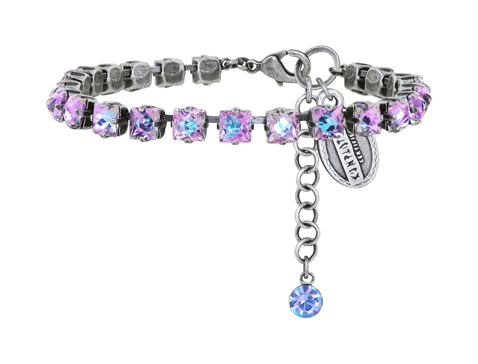 image pour Chevillière Punk Classics Blanc / Rose Clair crystal vitrail light size S