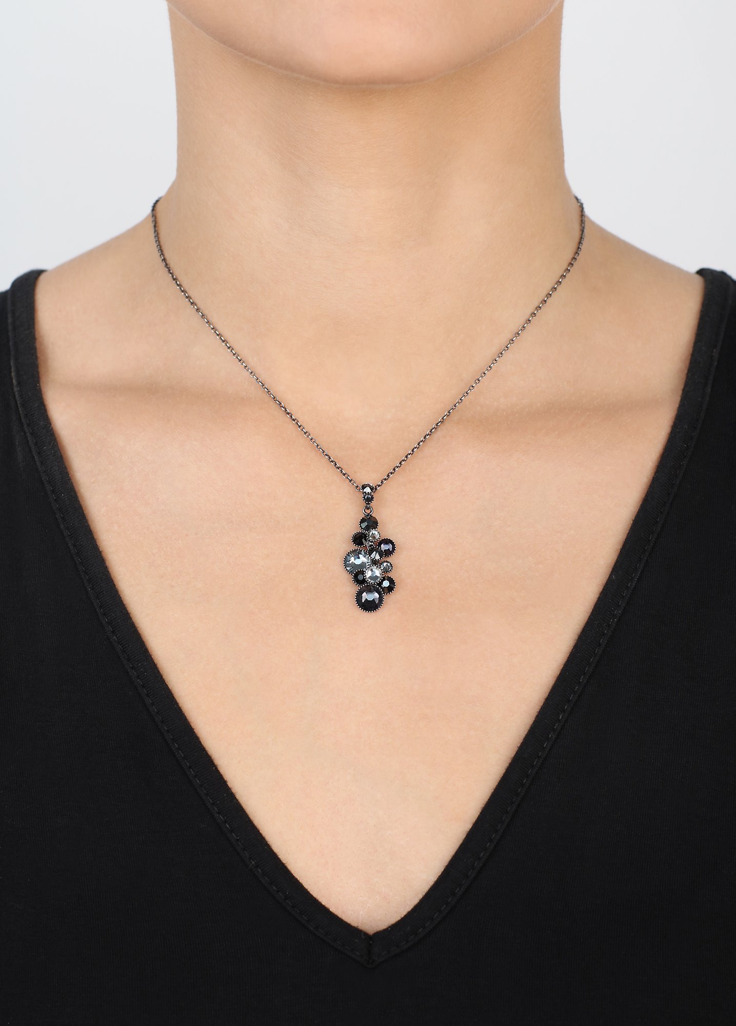 image pour Collier pendant Water Cascade Noir  