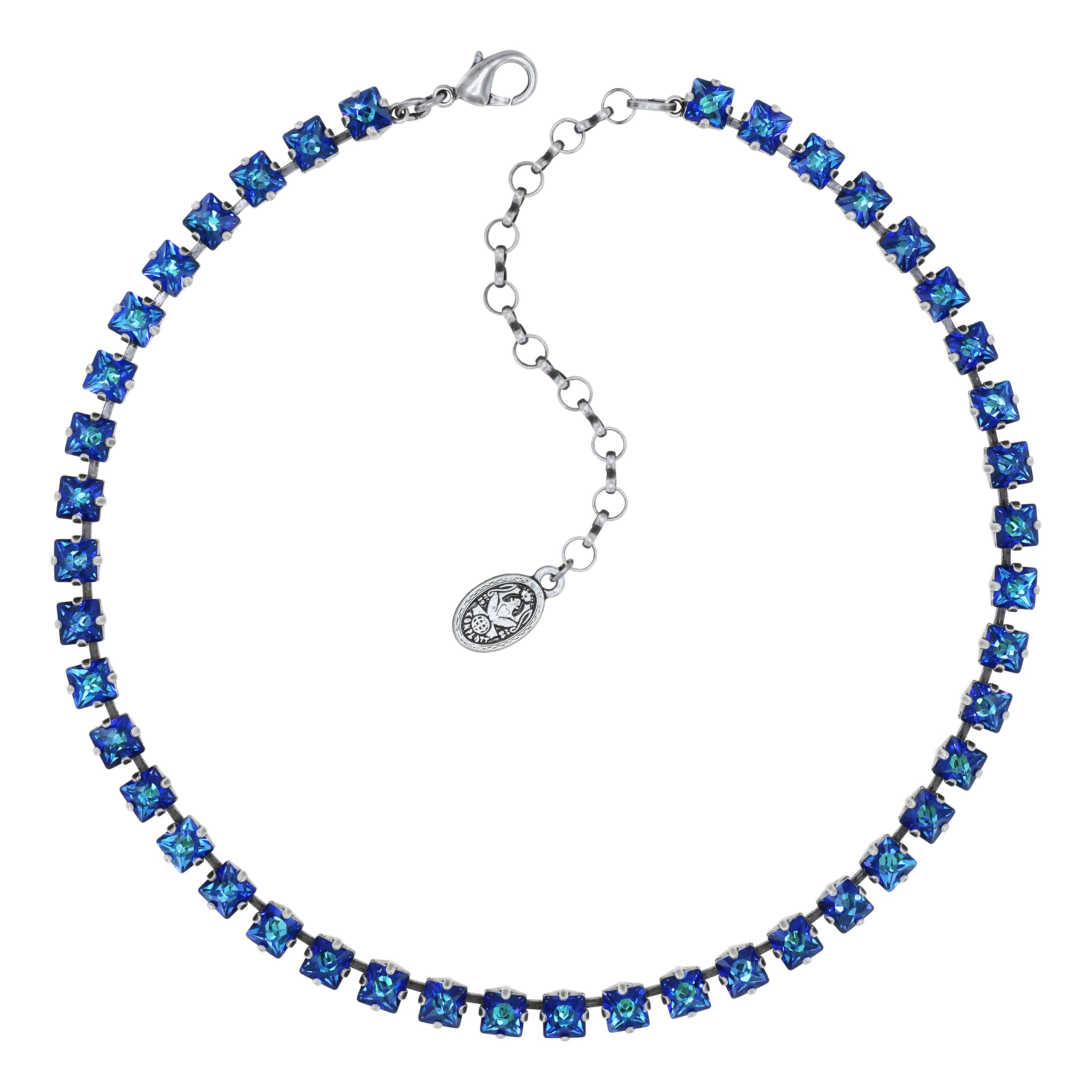 image pour Collier Punk Classics Bleu crystal bermuda blue size S