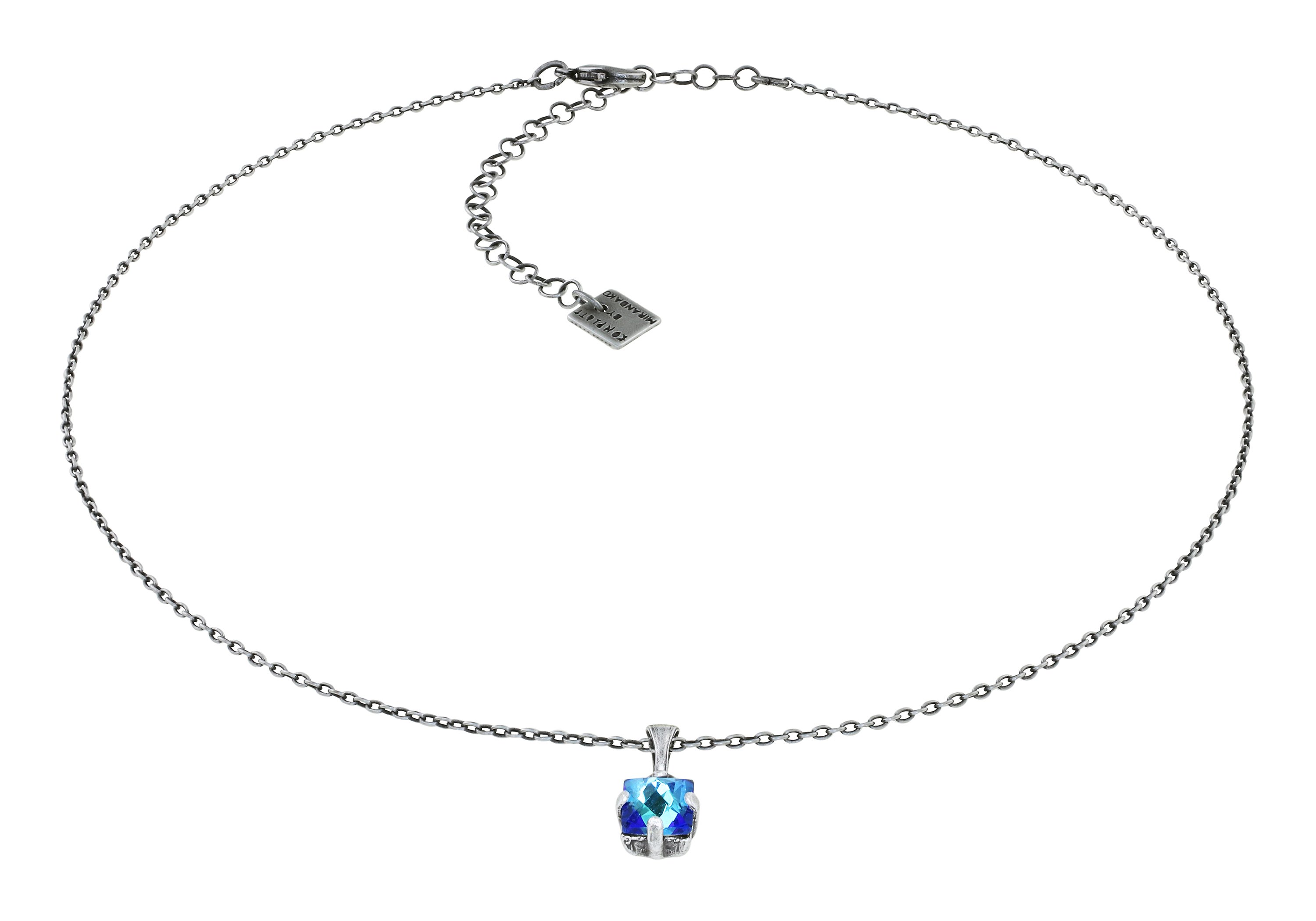 image pour Collier pendant Punk Classics Bleu crystal bermuda blue size S