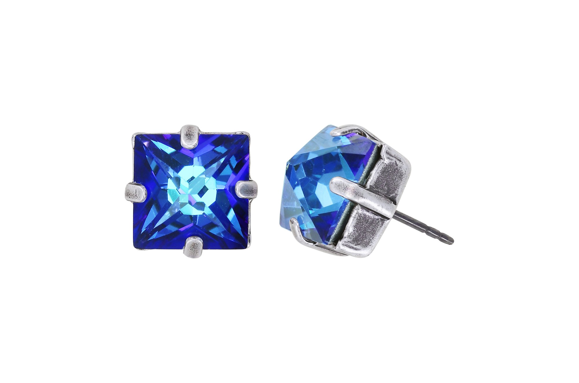 Bild für Ohrstecker Punk Classics Blau Kristall Bermuda Blau Größe L