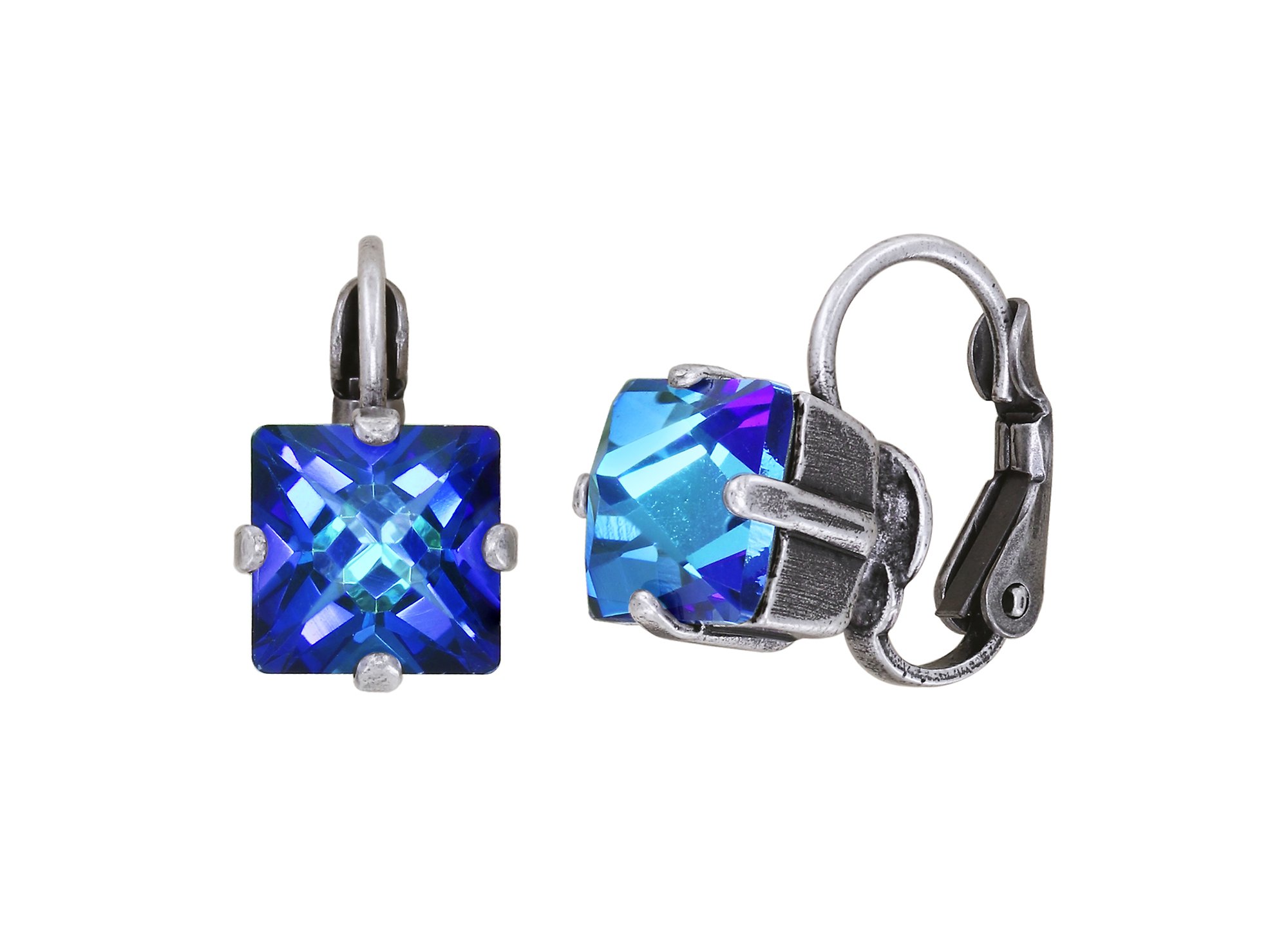 image for Earring Eurowire Punk Classics Blue crystal bermuda blue size M