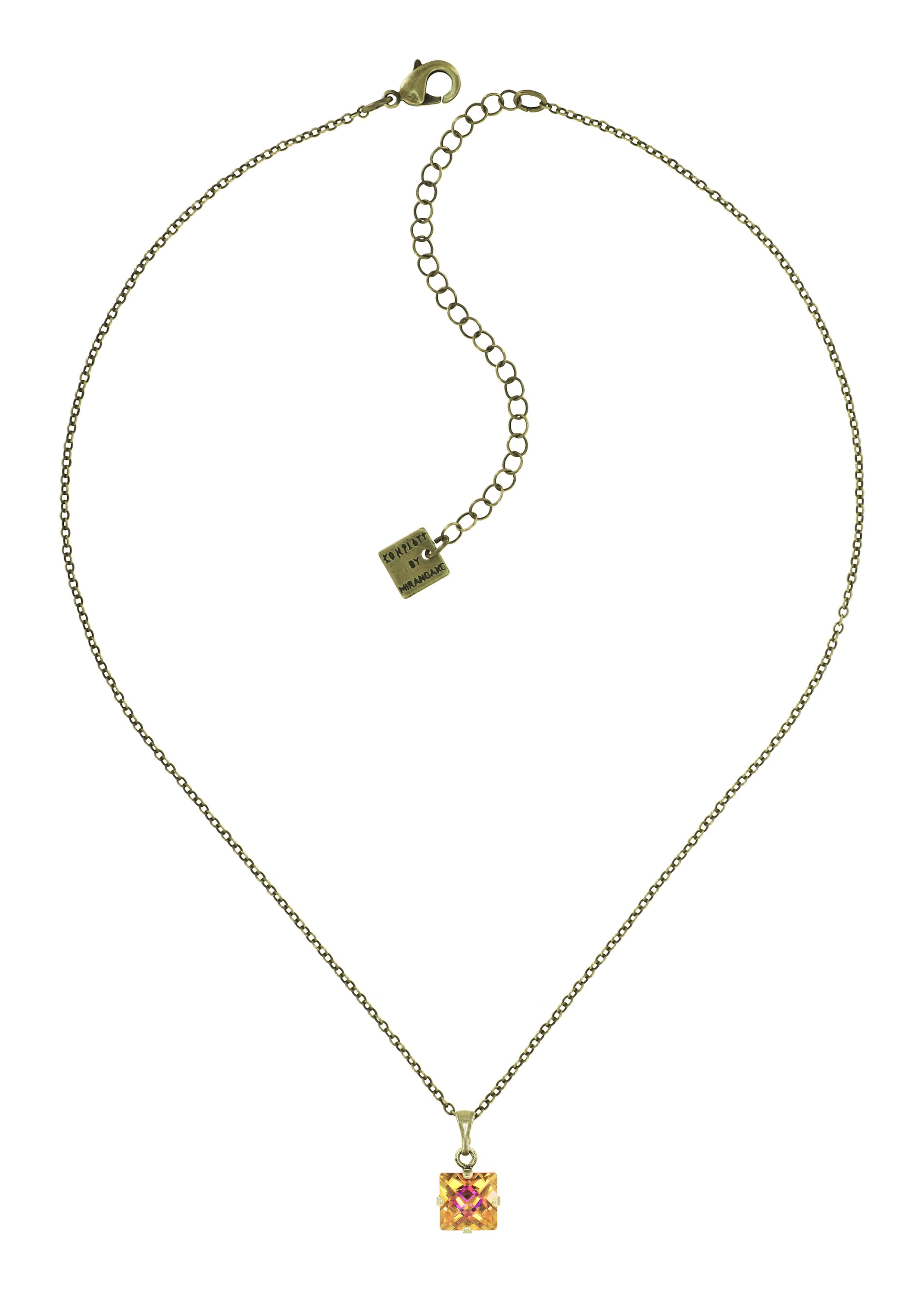 Bild für Halskette mit Anhänger Punk Classics Orange / Lila violet blue Größe M