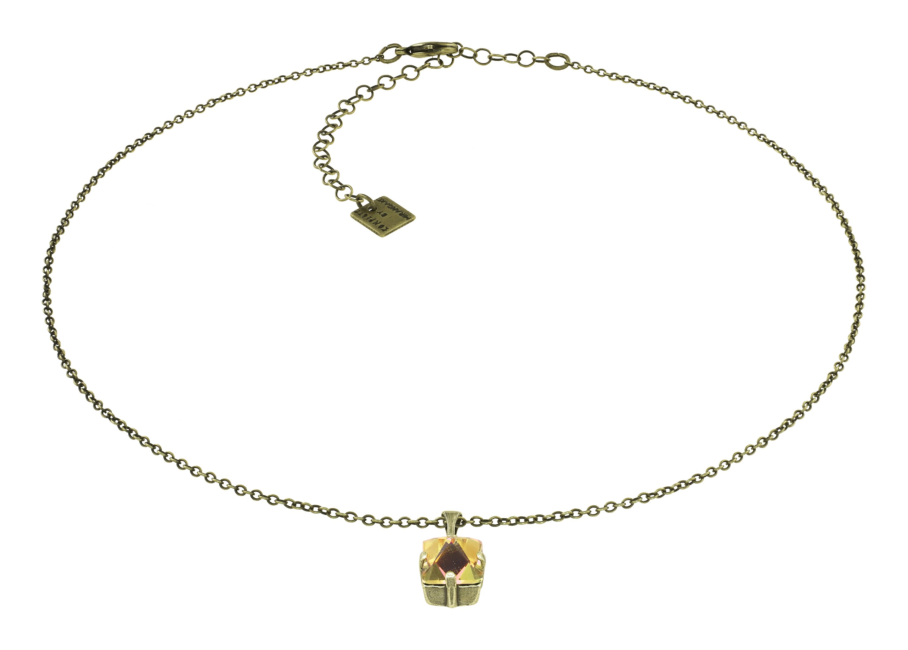 Bild für Halskette mit Anhänger Punk Classics Orange / Lila violet blue Größe M