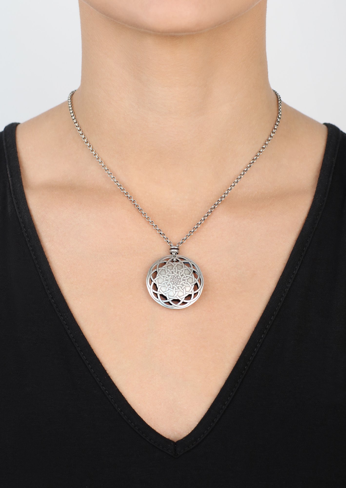 image pour Collier pendant Shades of Light Argent  