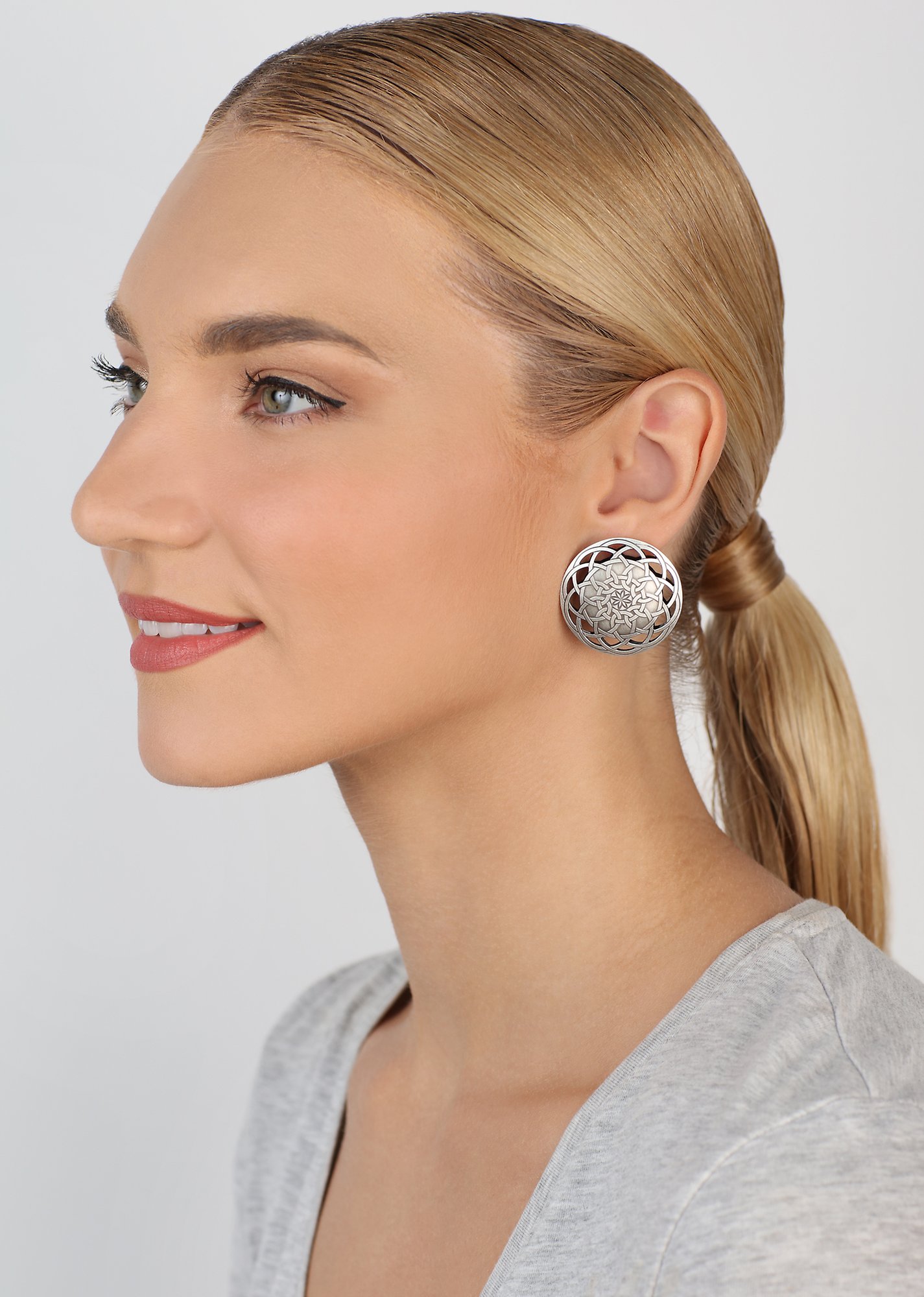 image pour Clou d'oreille Shades of Light Argent  