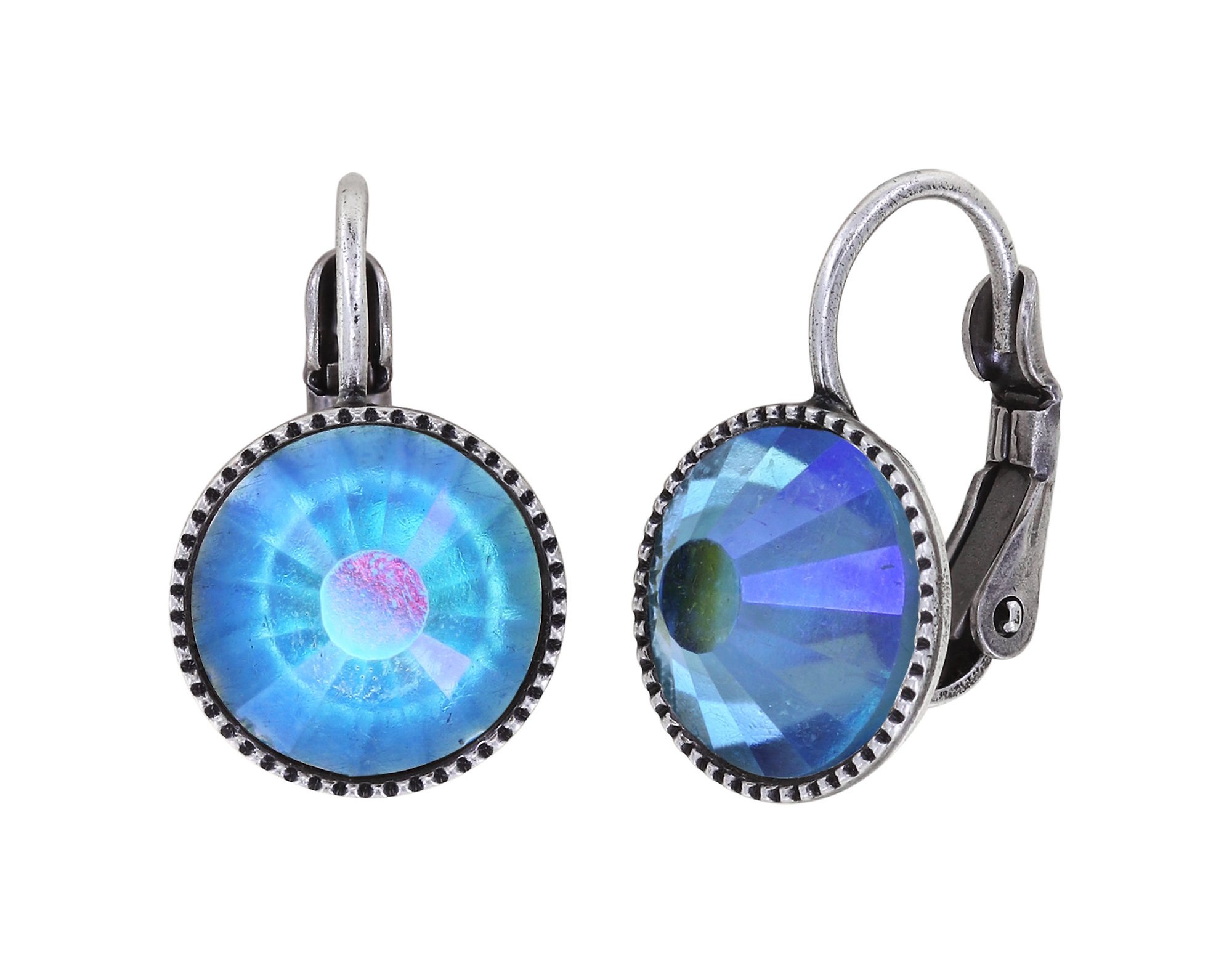 image pour Boucles d'oreilles Eurowire Black Jack Bleu Clair  SS 50