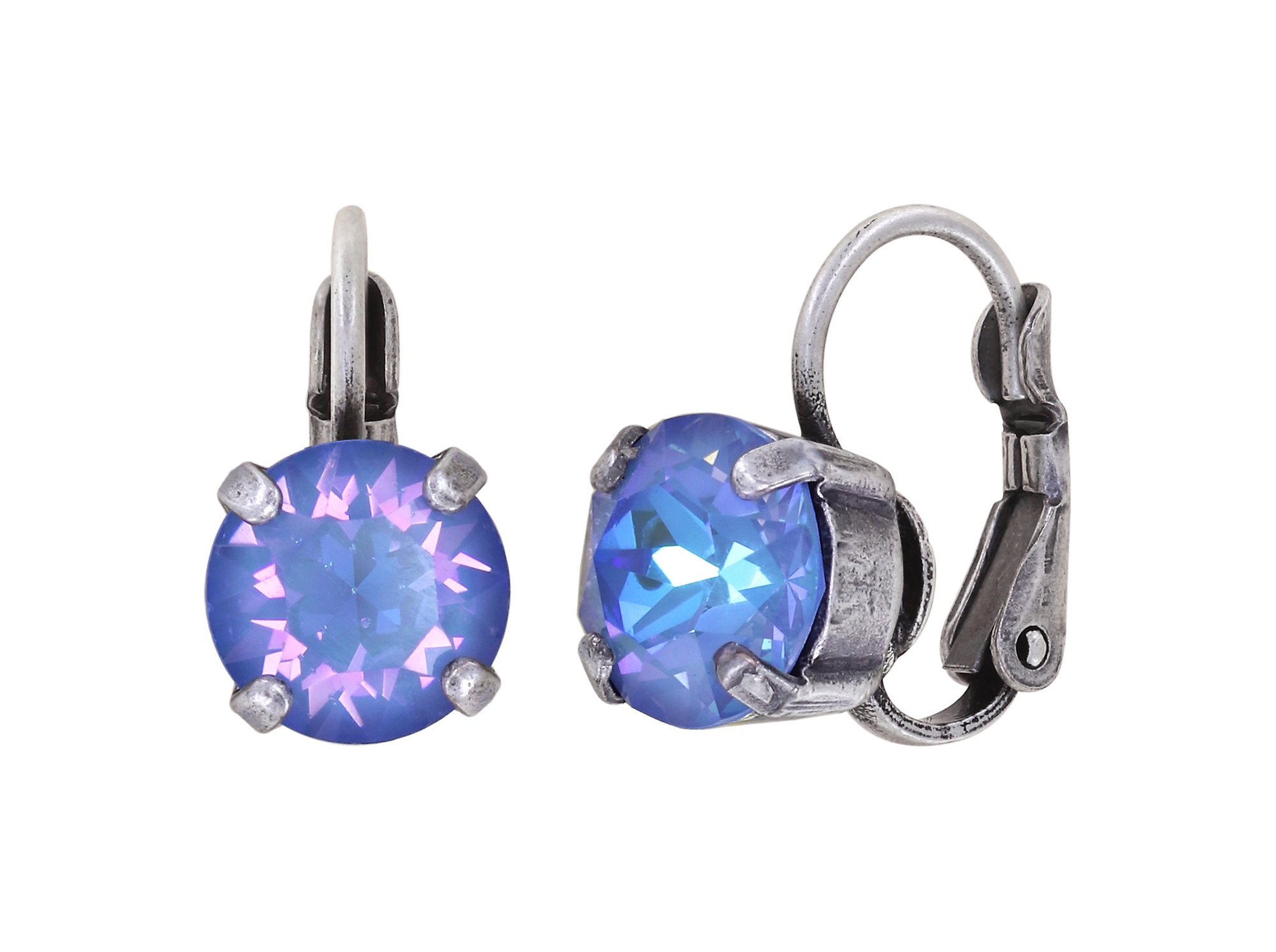 image for Earring Eurowire Black Jack Blue crystal ocean de lite SS 39