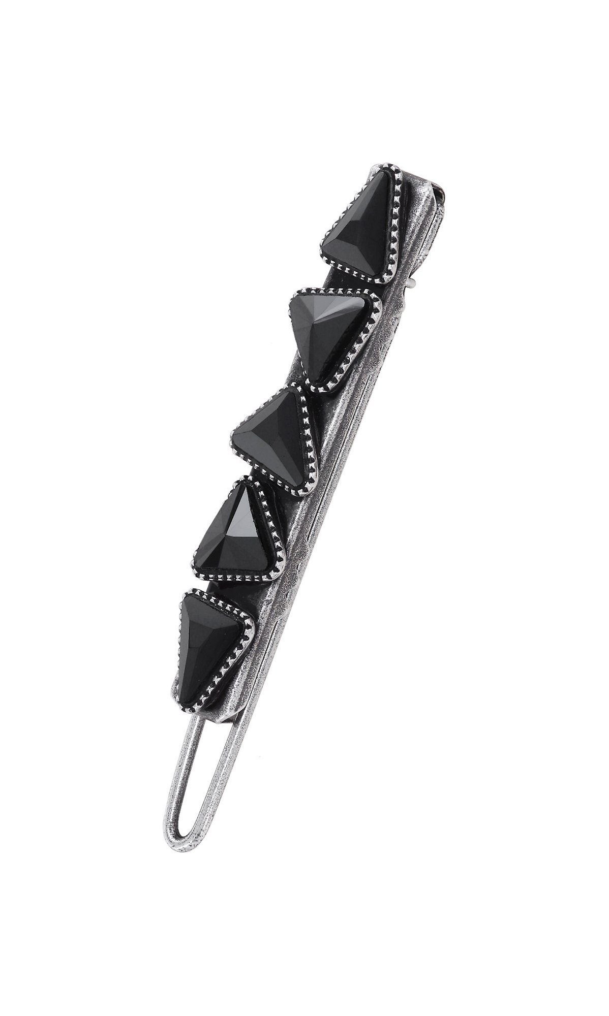 image for Hairclip Jumping Angles Black jet hematite 
