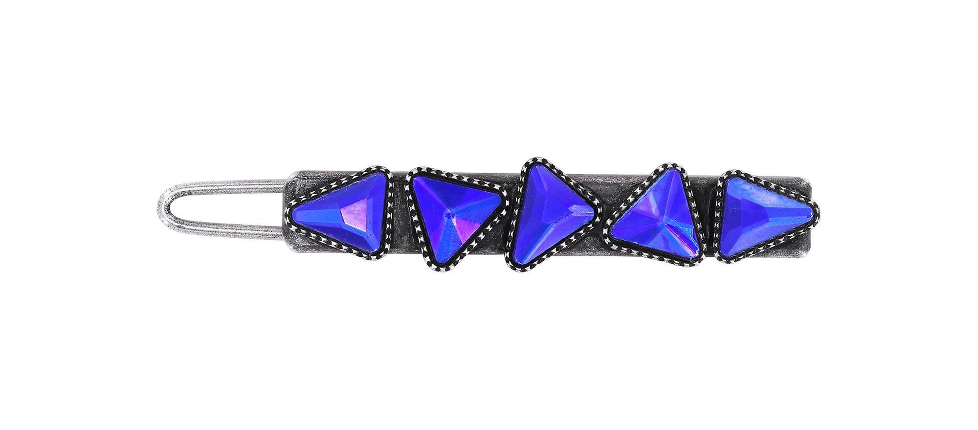 image pour Barrette Jumping Angles Bleu sapphire AB 