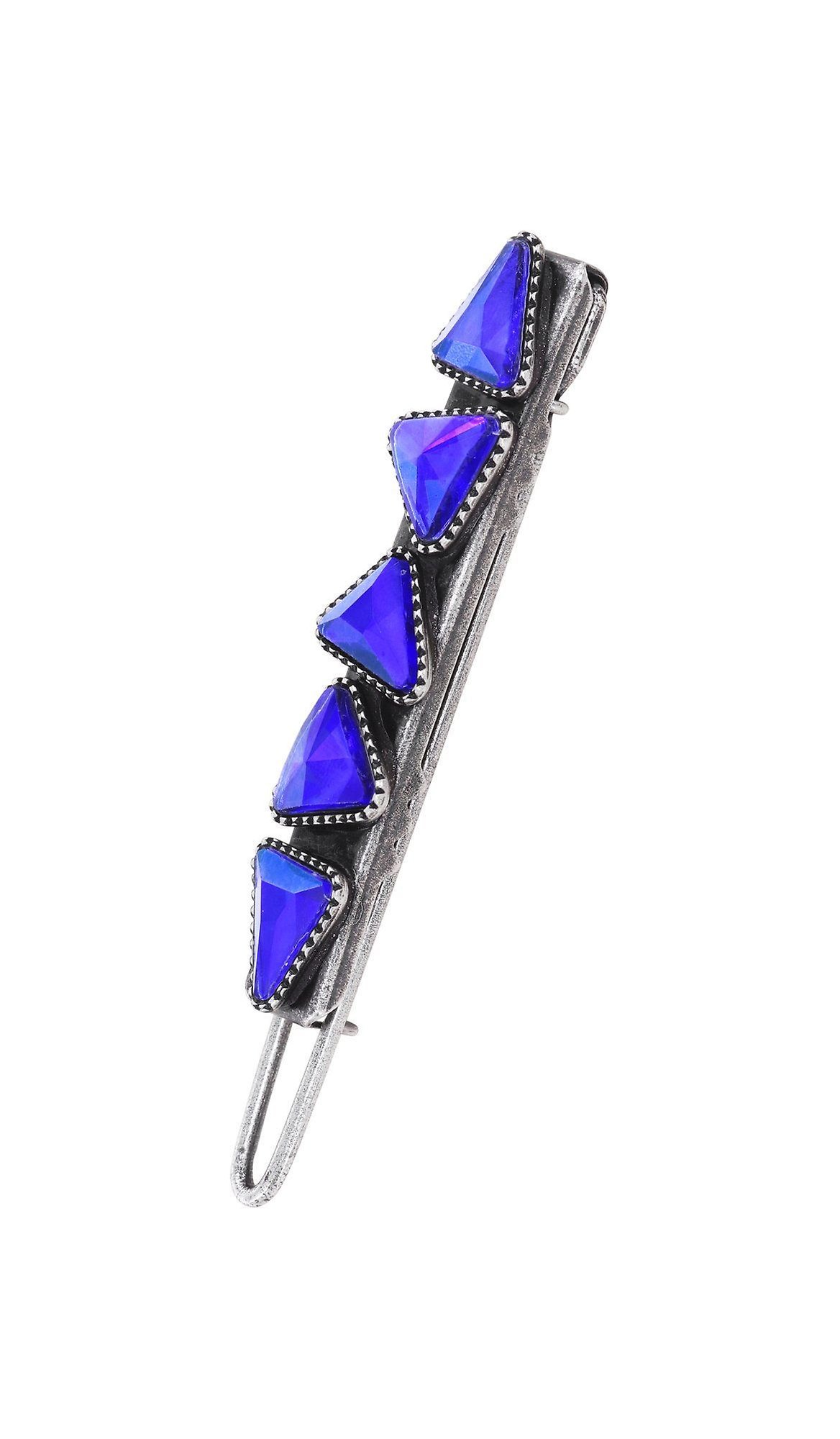 image pour Barrette Jumping Angles Bleu sapphire AB 