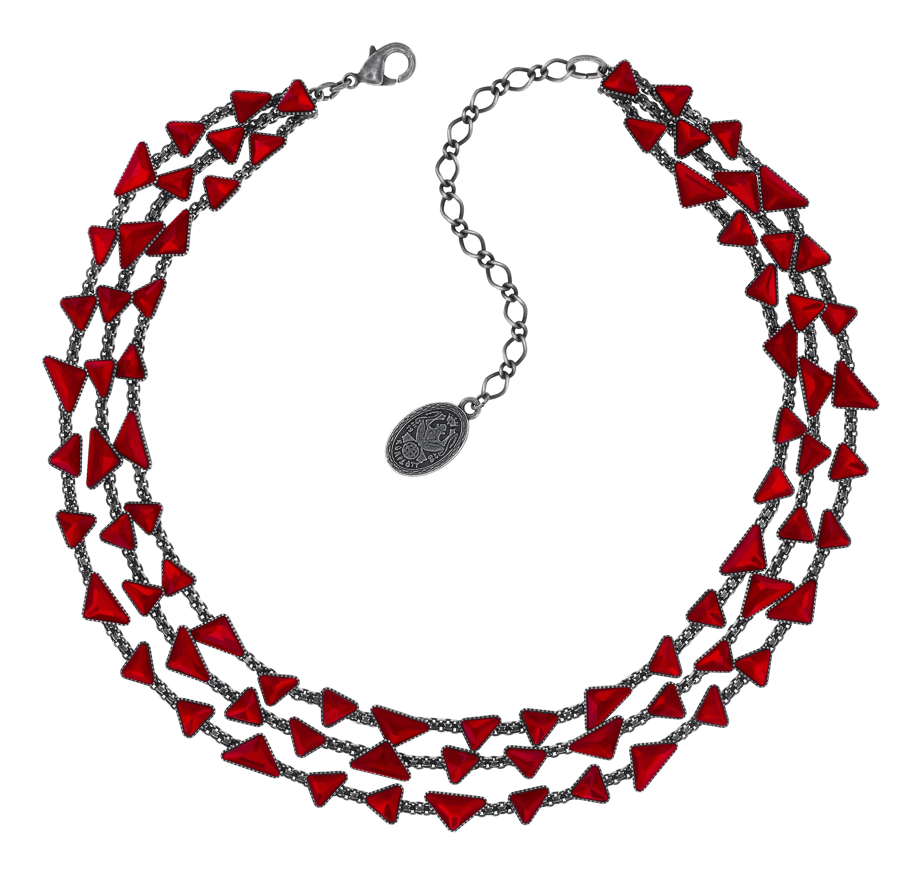 image pour Collier Jumping Angles Rouge  