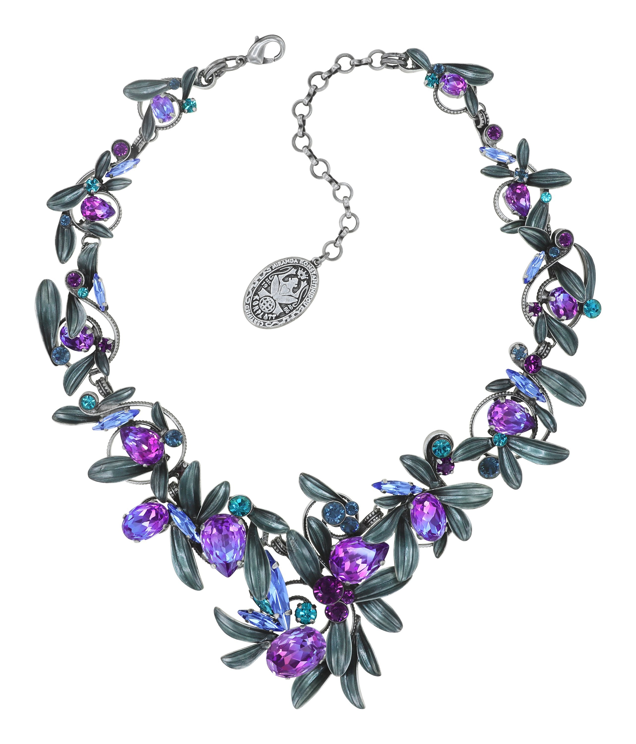 image for Necklace Collier X IceForest Blue / Lila  