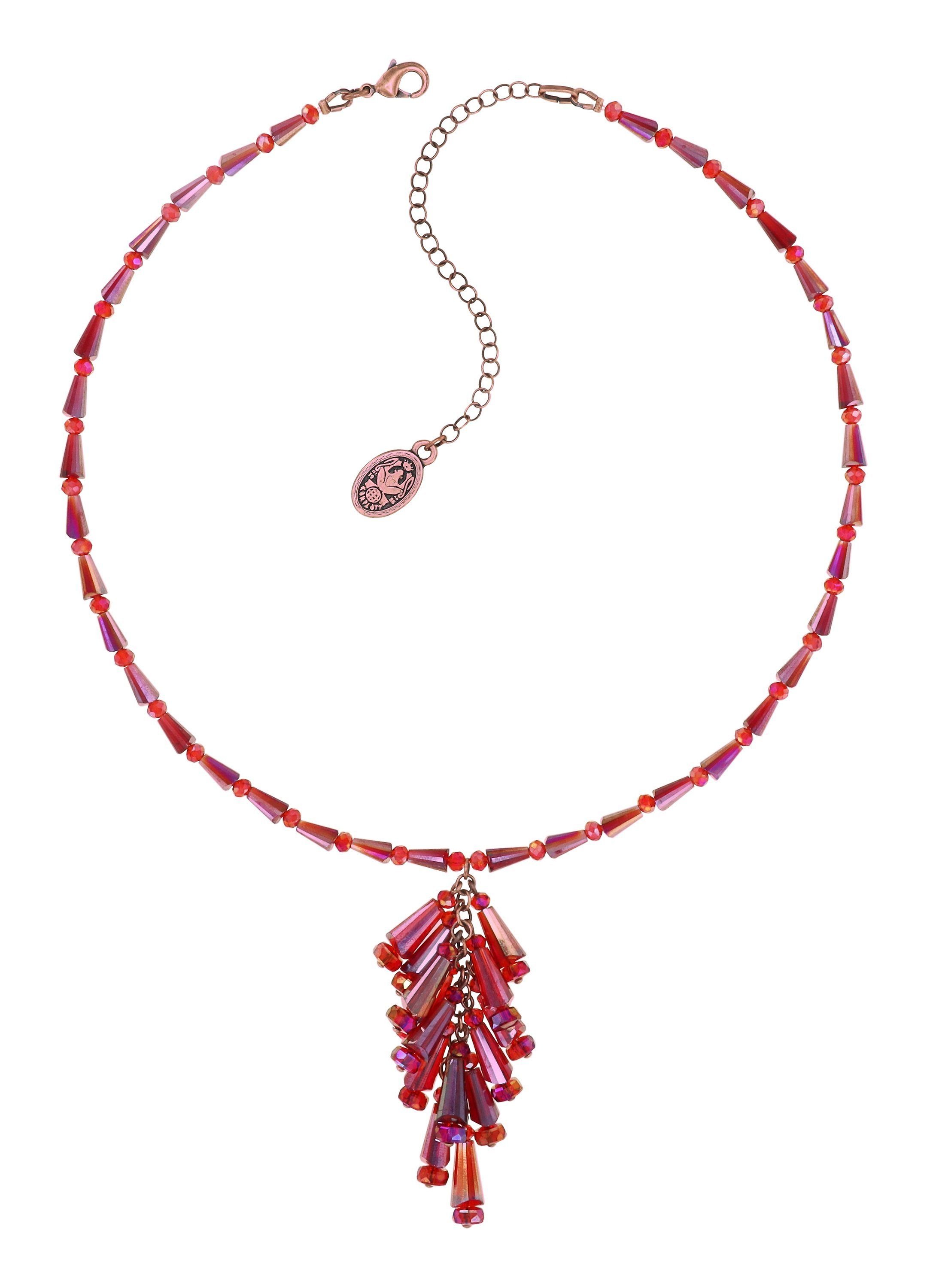 Bild für Halskette Y-Form Gem Chandelier Rot  