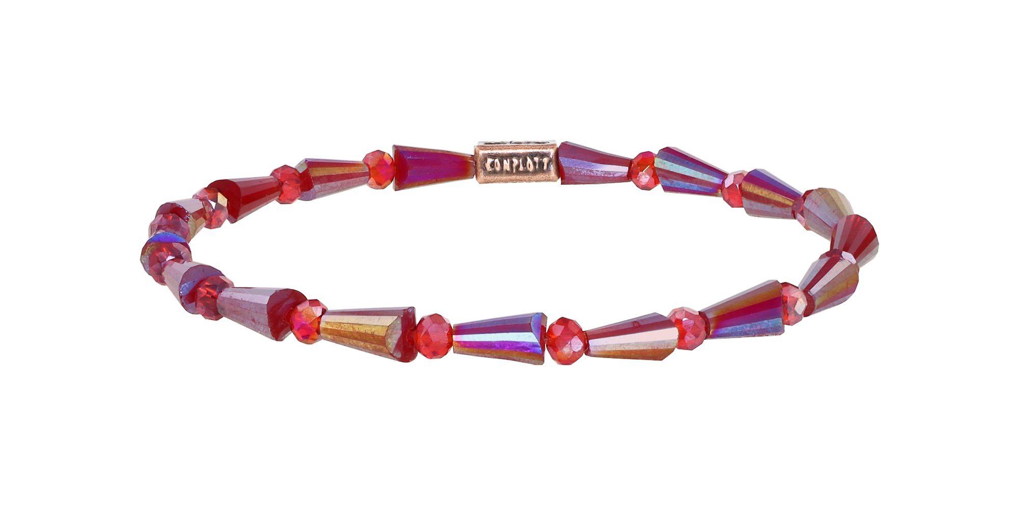 image for Bracelet Elastic Gem Chandelier Red  