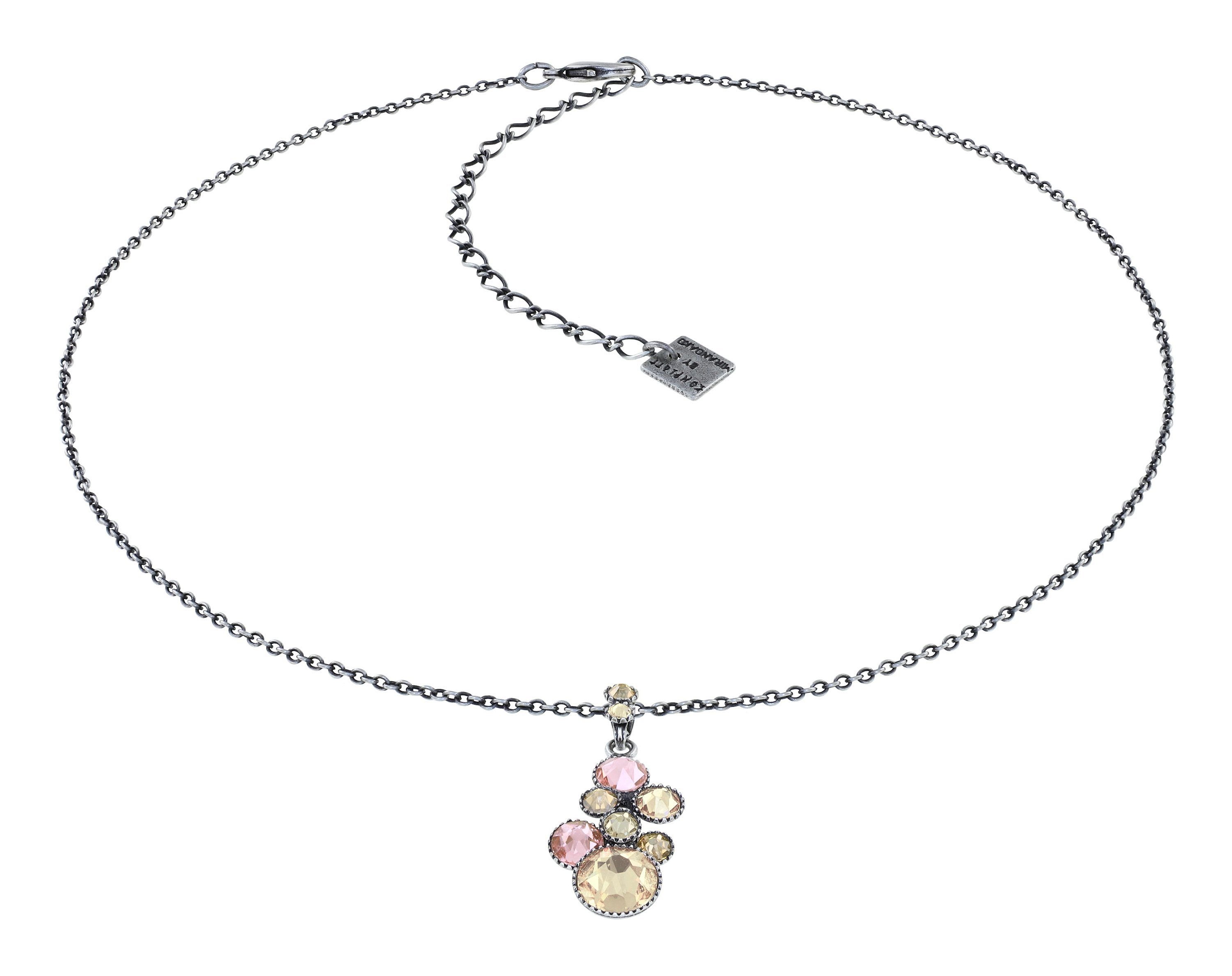 image for Necklace Pendant Water Cascade Beige  