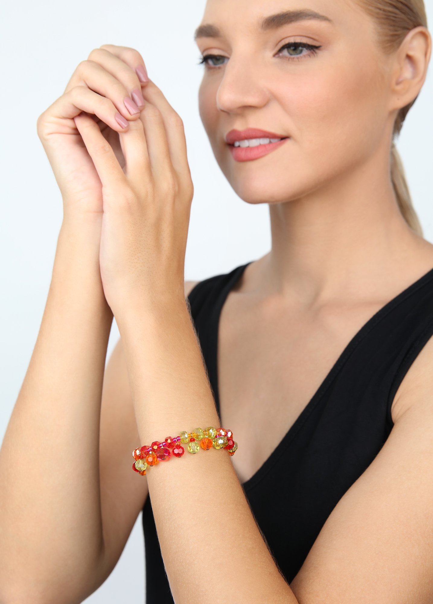 Bild für Armband Bead Snake Jelly Multi  