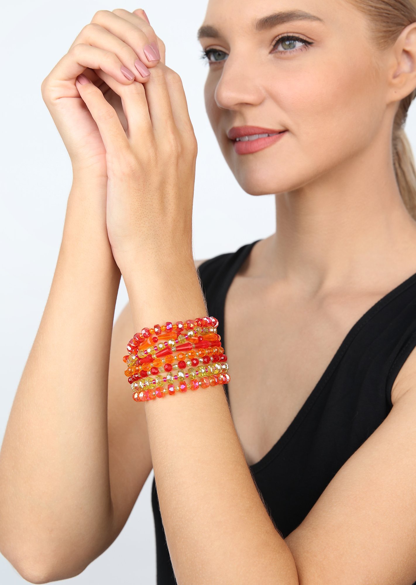 Bild für Armband Bead Snake Jelly Multi  