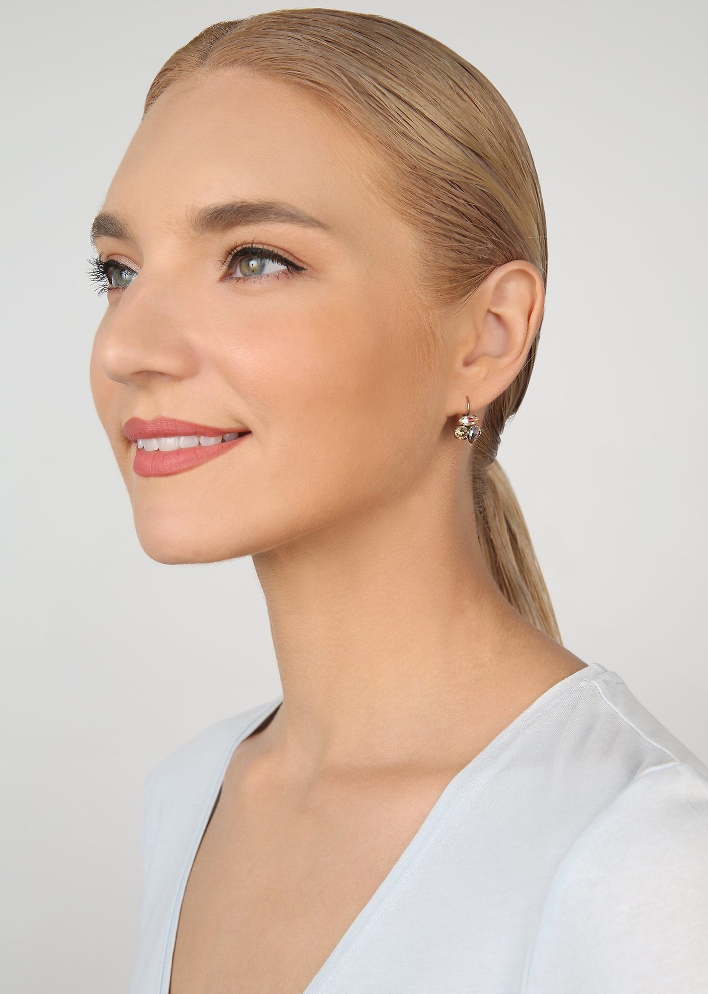 image pour Boucles d'oreilles Eurowire Ballroom Beige  