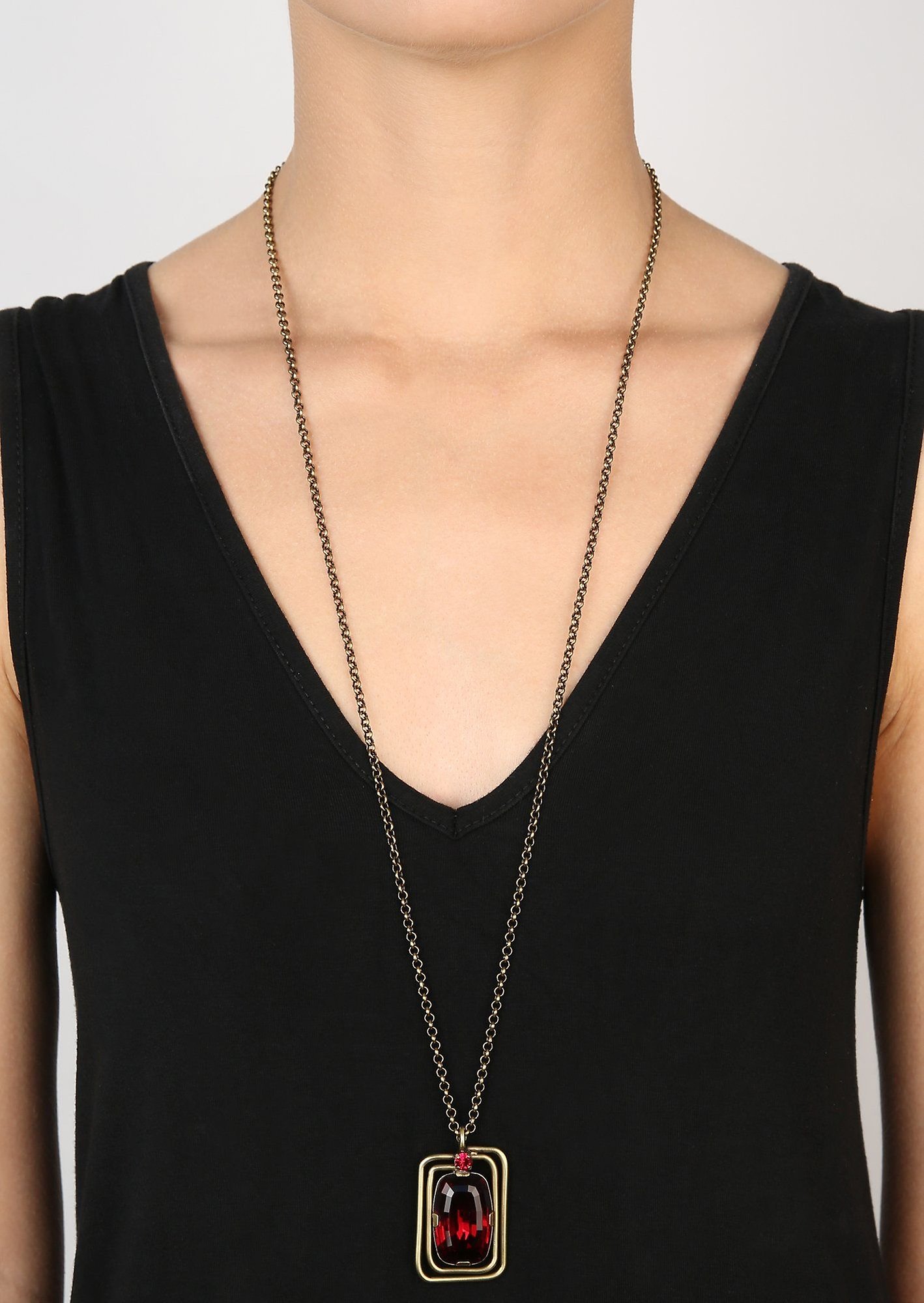 image pour Collier pendant (long) To The Max Rouge  size L