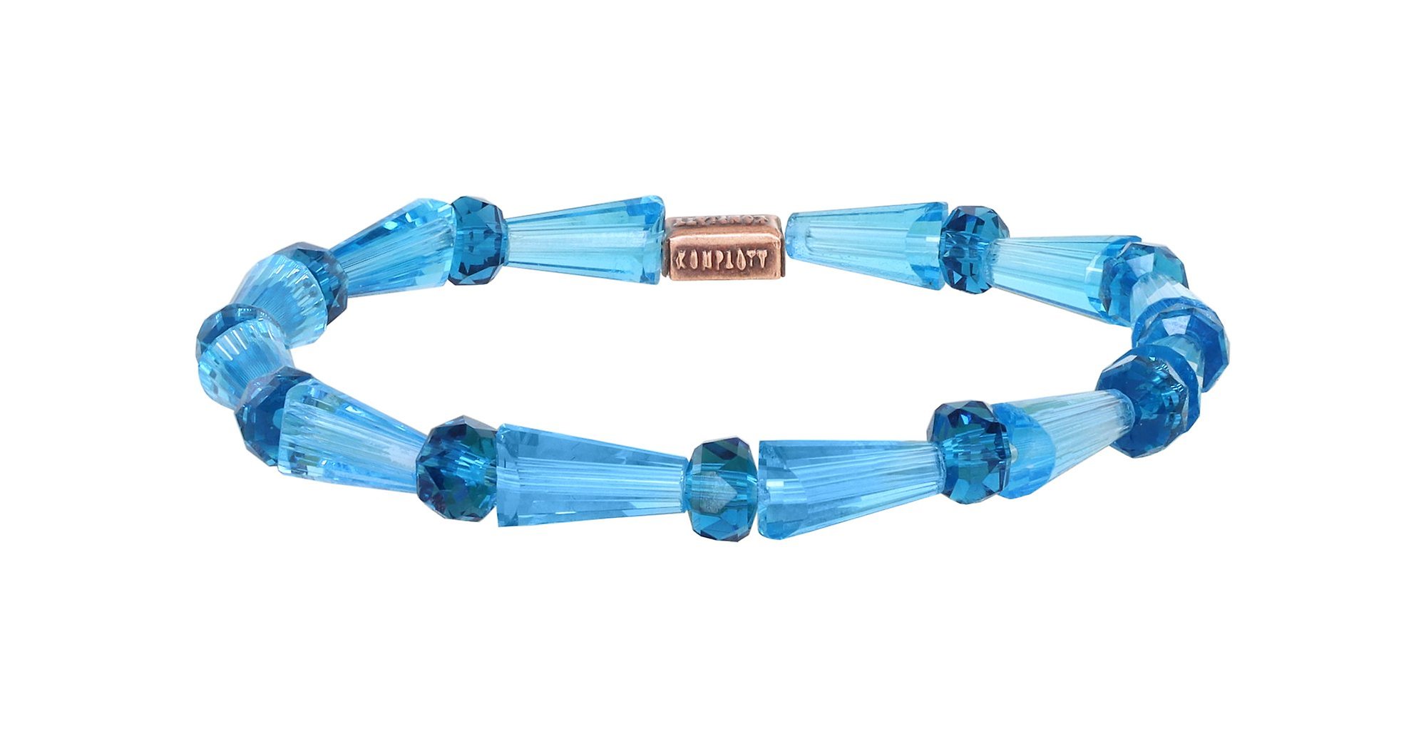 Bild für Armband elastisch Gem Chandelier Blau  