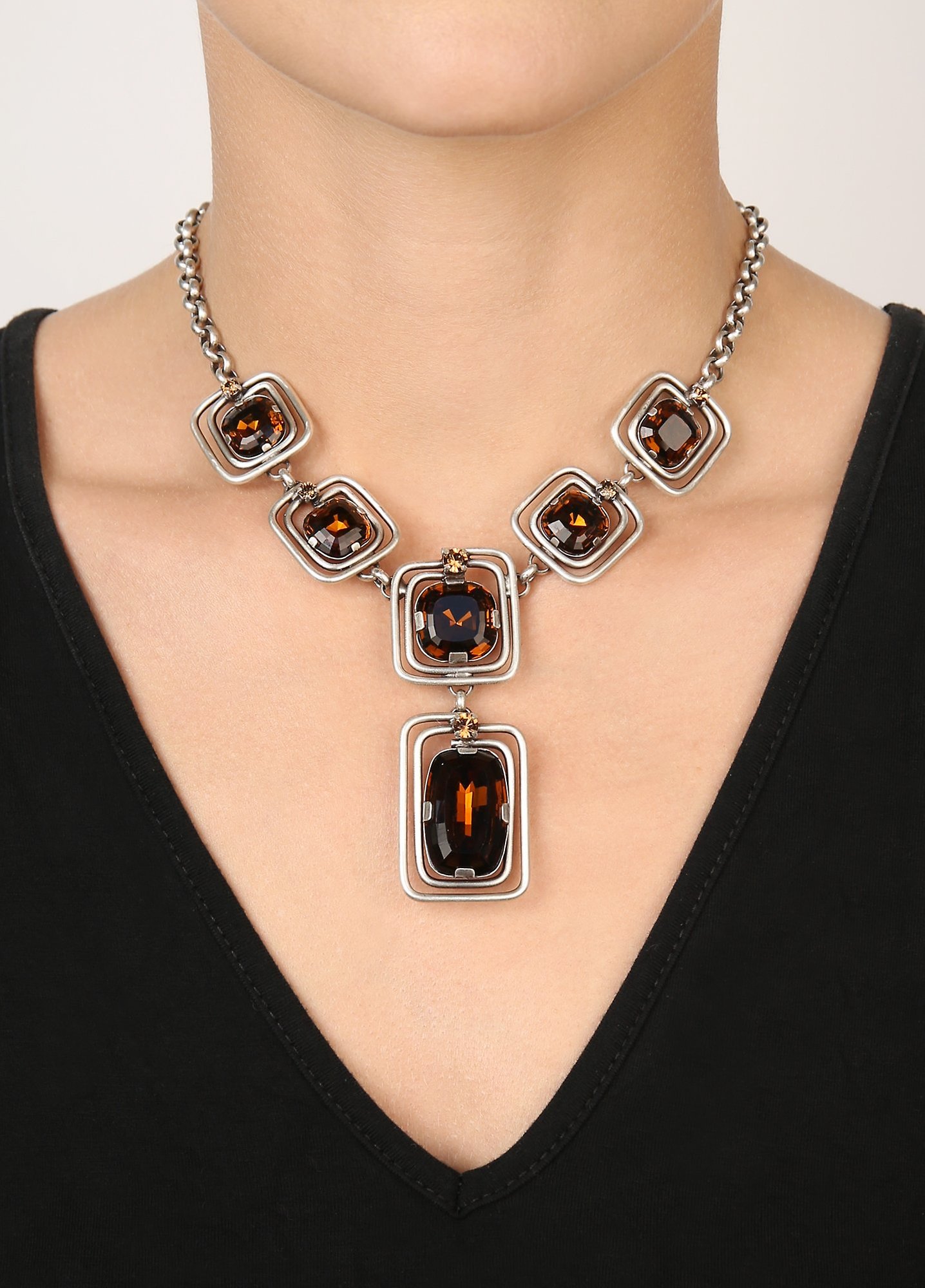 image for Necklace-Y To The Max Brown  size L,M,S