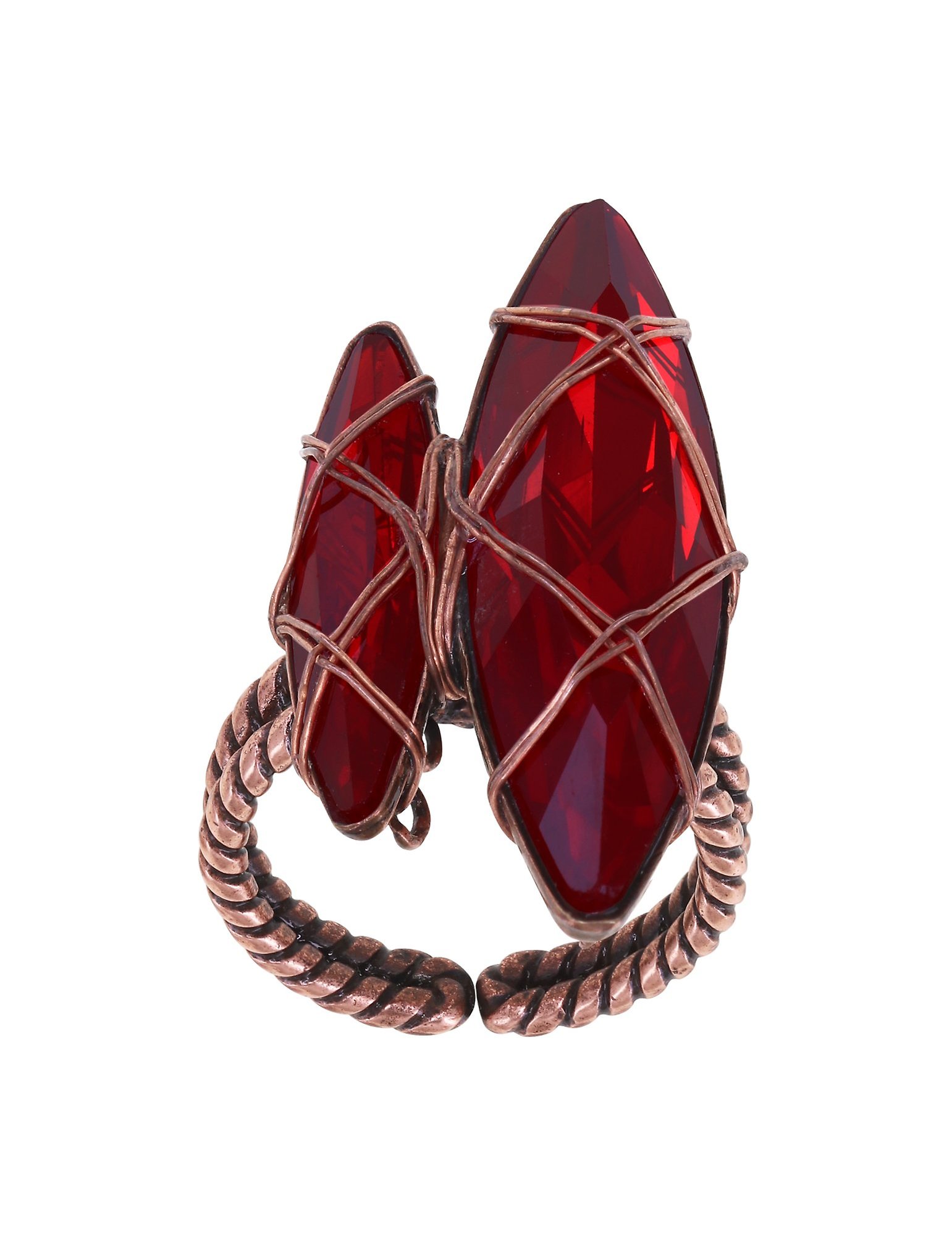 Bild für Ring Gem Chandelier Rot  