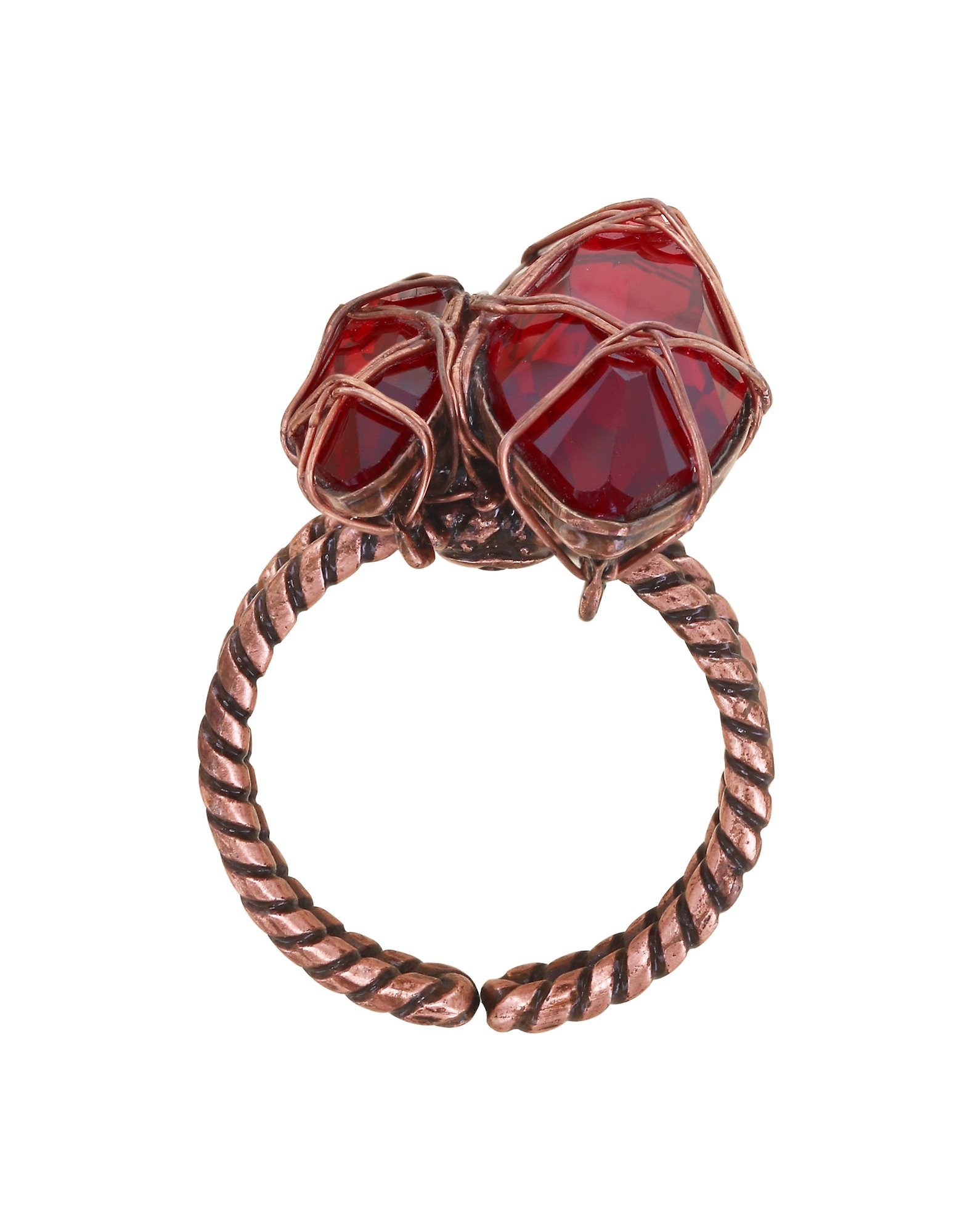 image for Ring Gem Chandelier Red  