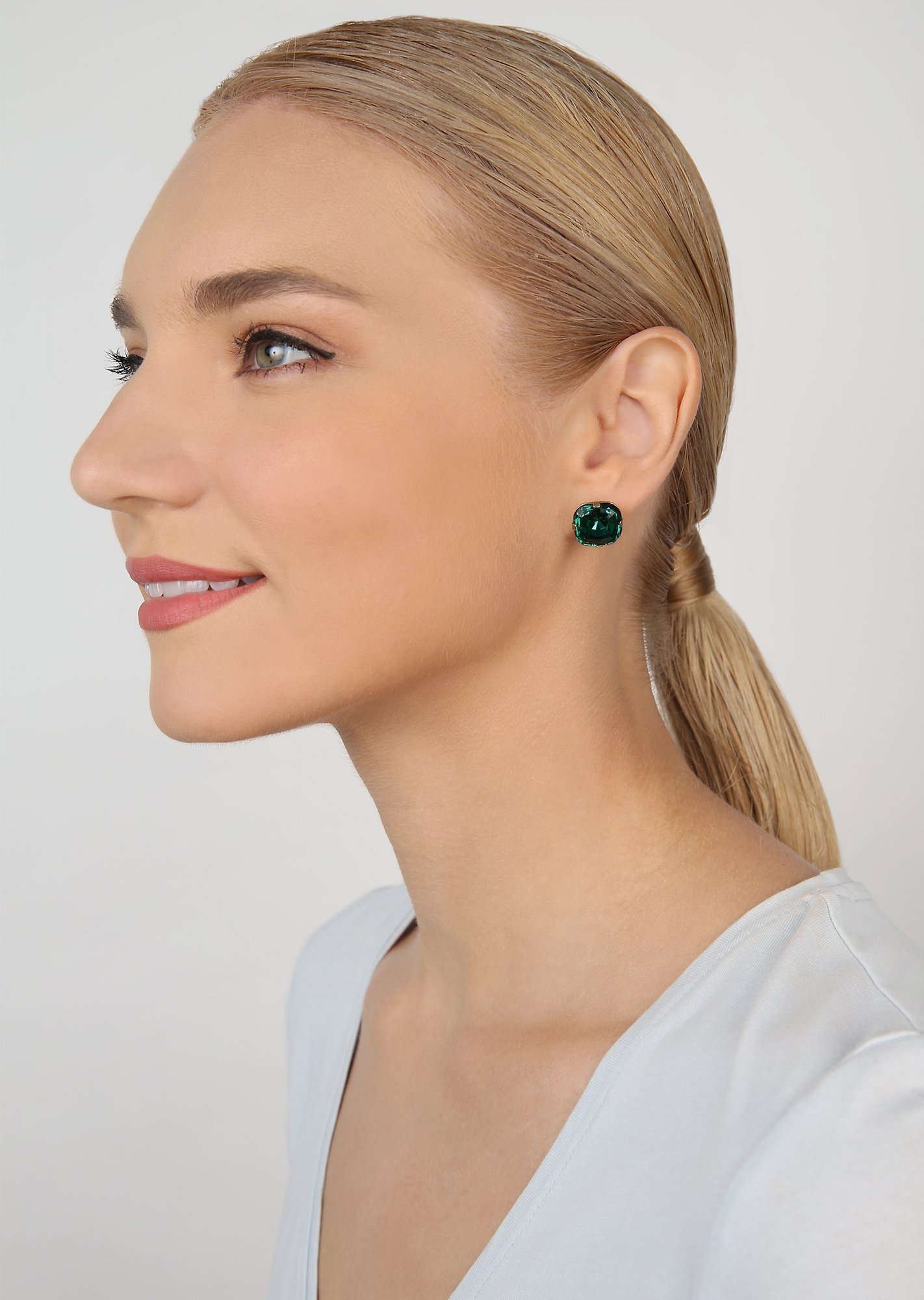 image for Earring Stud To The Max Green  size S
