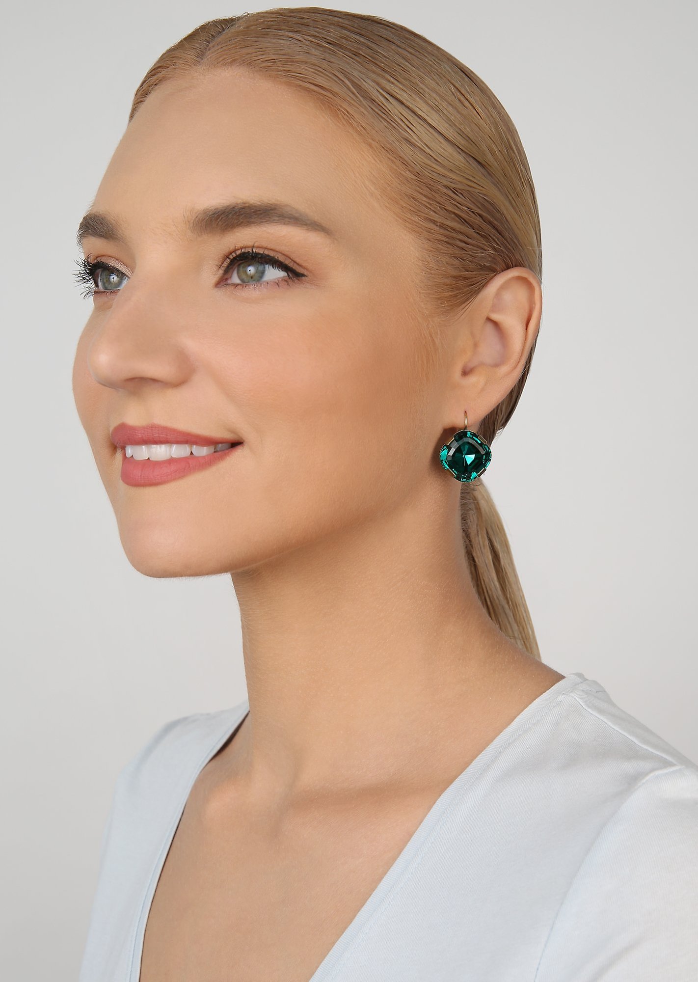 image for Earring Eurowire To The Max Green  size M
