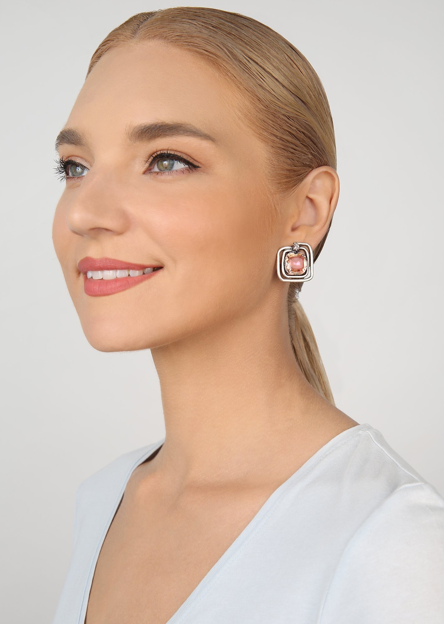 image for Earring Clip To The Max Pink  size S