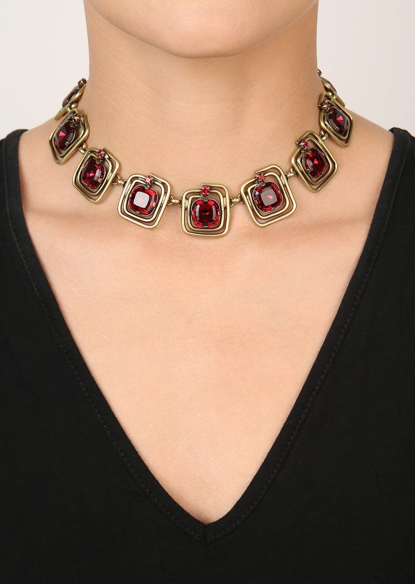image pour Collier ras-de-cou To The Max Rouge  size S