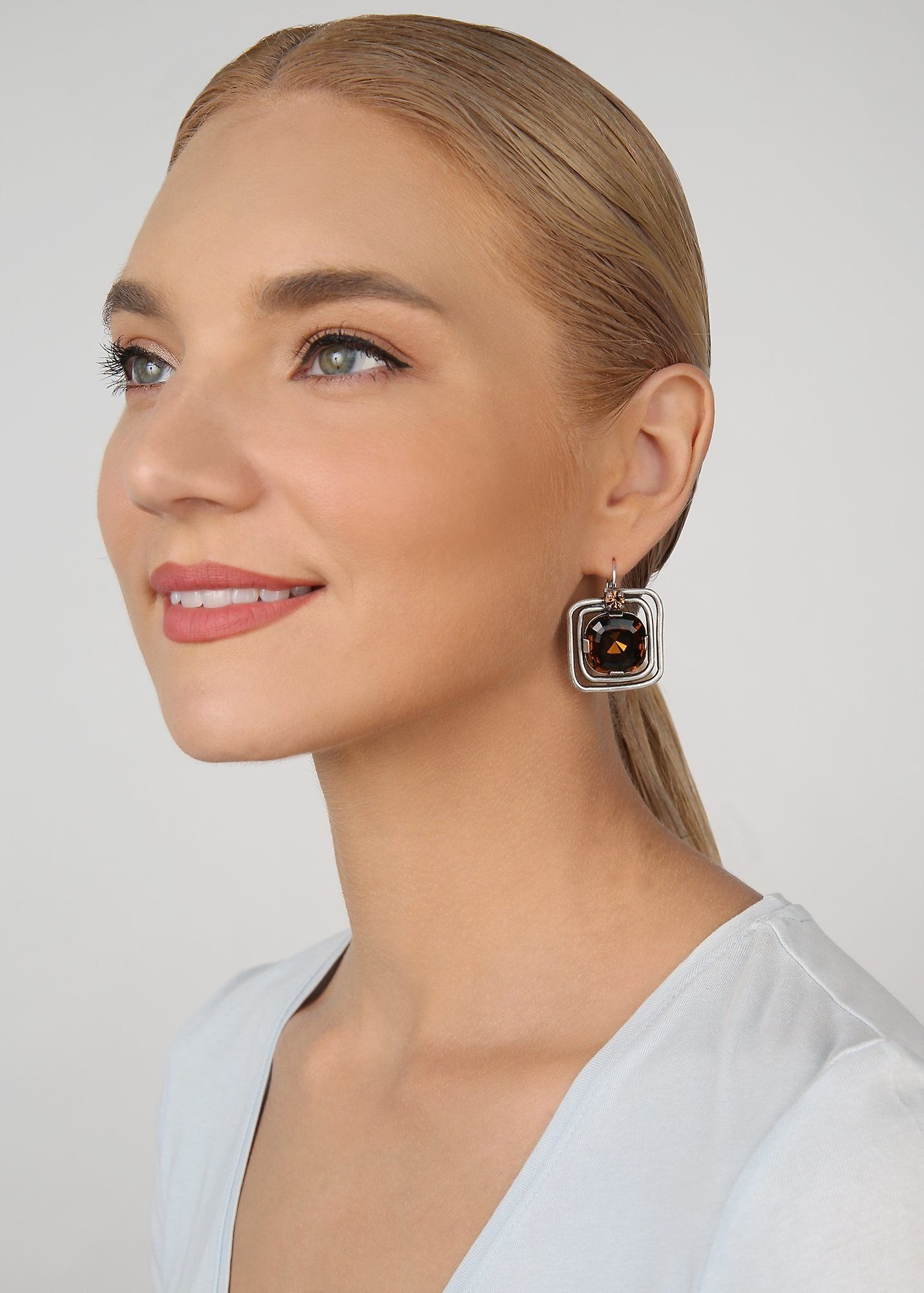 image pour Boucles d'oreilles Eurowire To The Max Marron  size M
